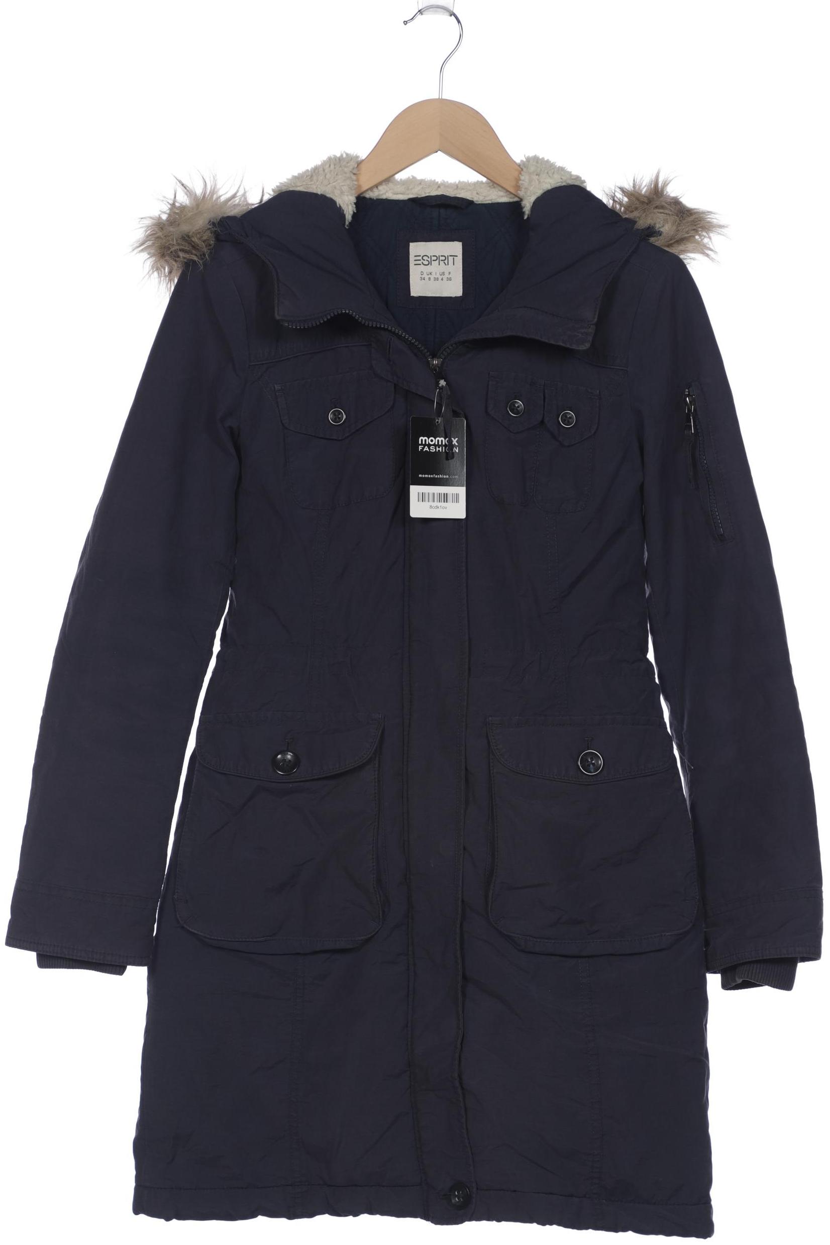 

Esprit Damen Mantel, marineblau, Gr. 34