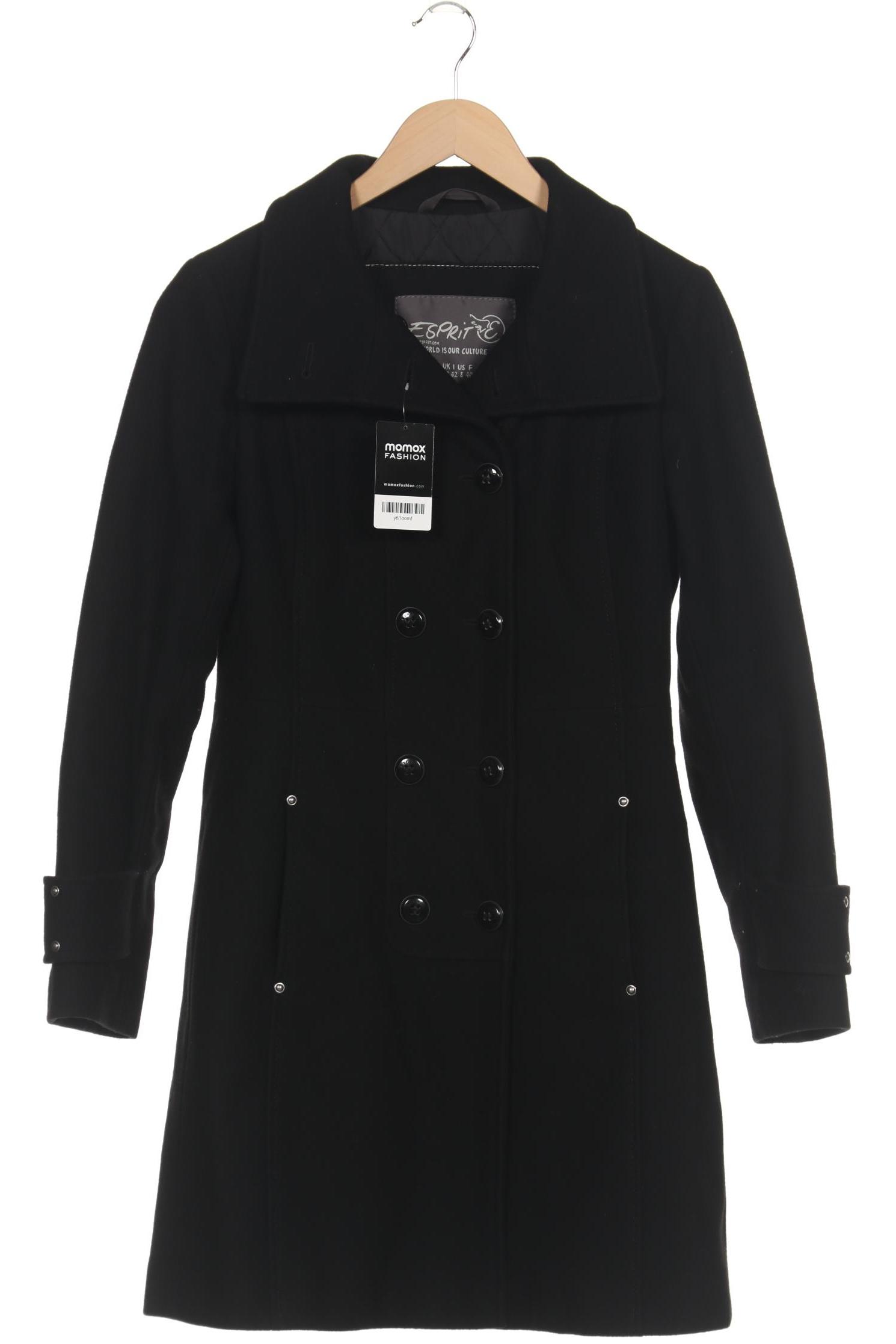 

Esprit Damen Mantel, schwarz, Gr. 38