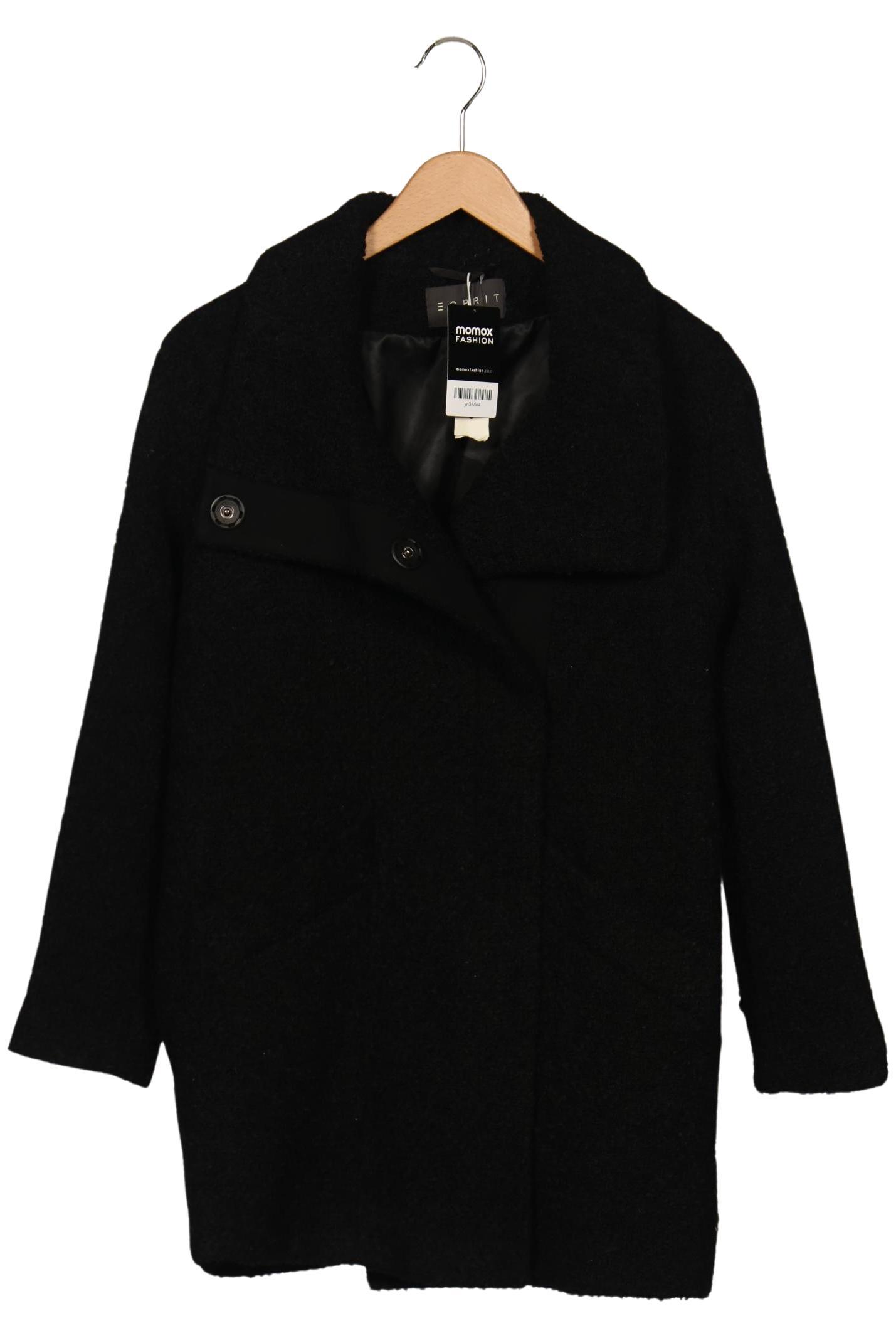

Esprit Damen Mantel, schwarz, Gr. 34