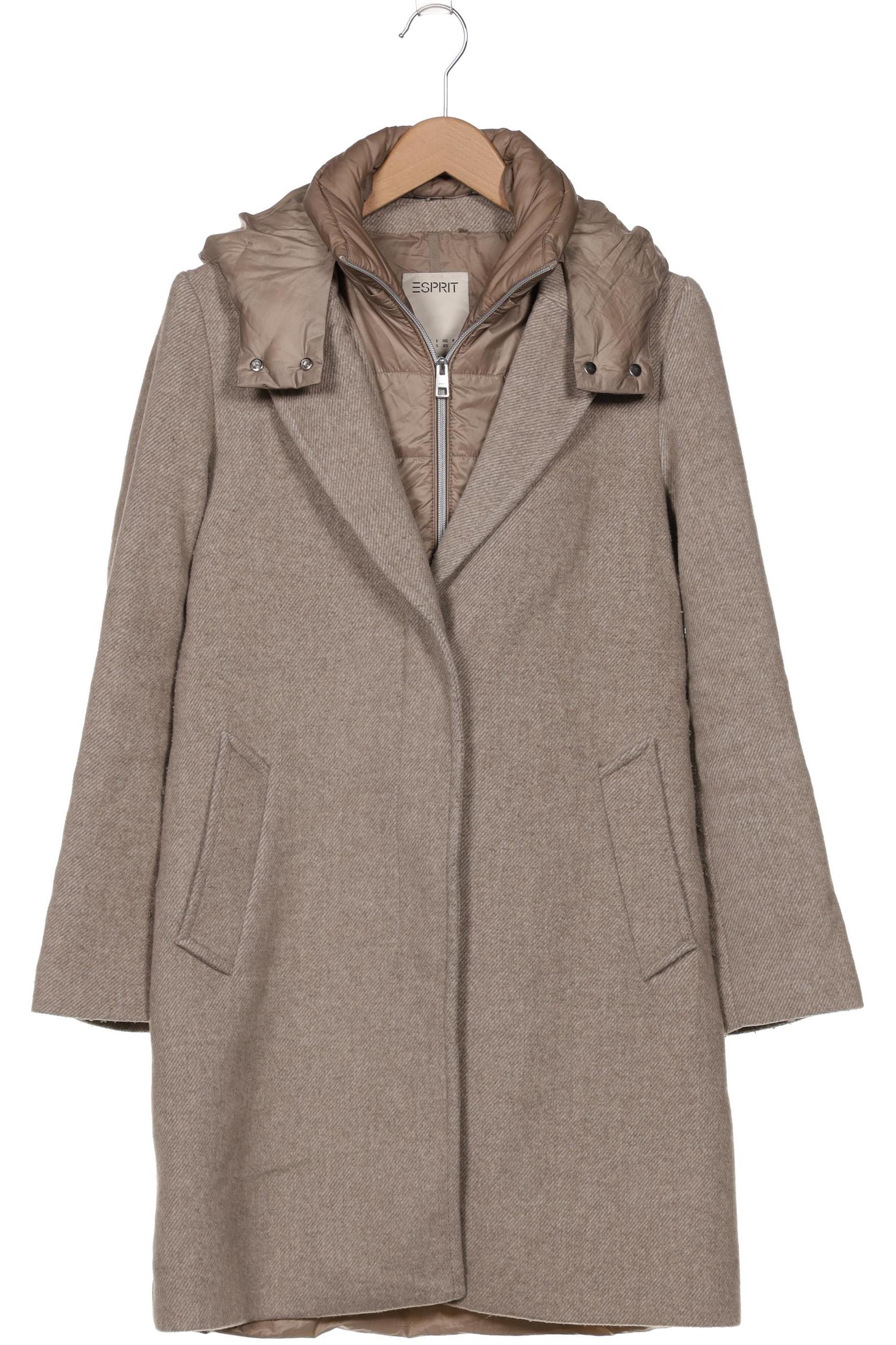 

Esprit Damen Mantel, beige, Gr. 34