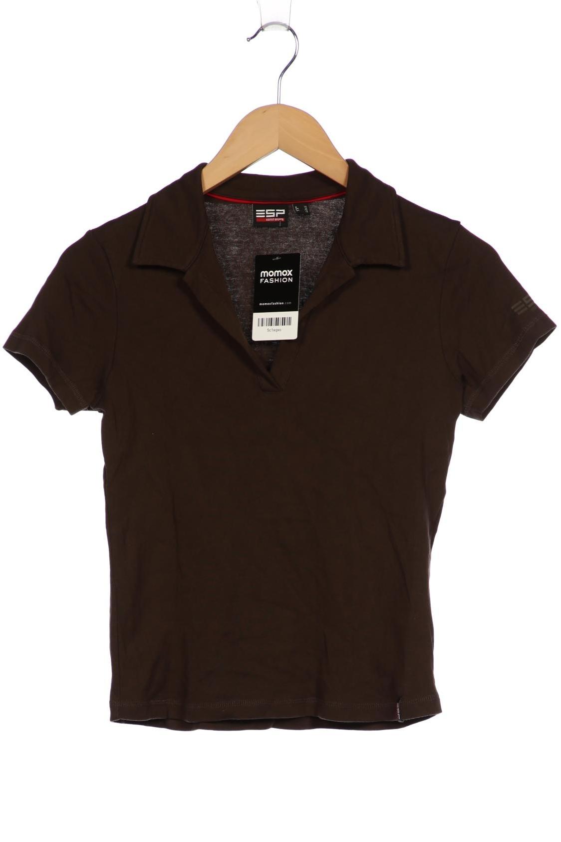 

Esprit Damen Poloshirt, braun, Gr. 36