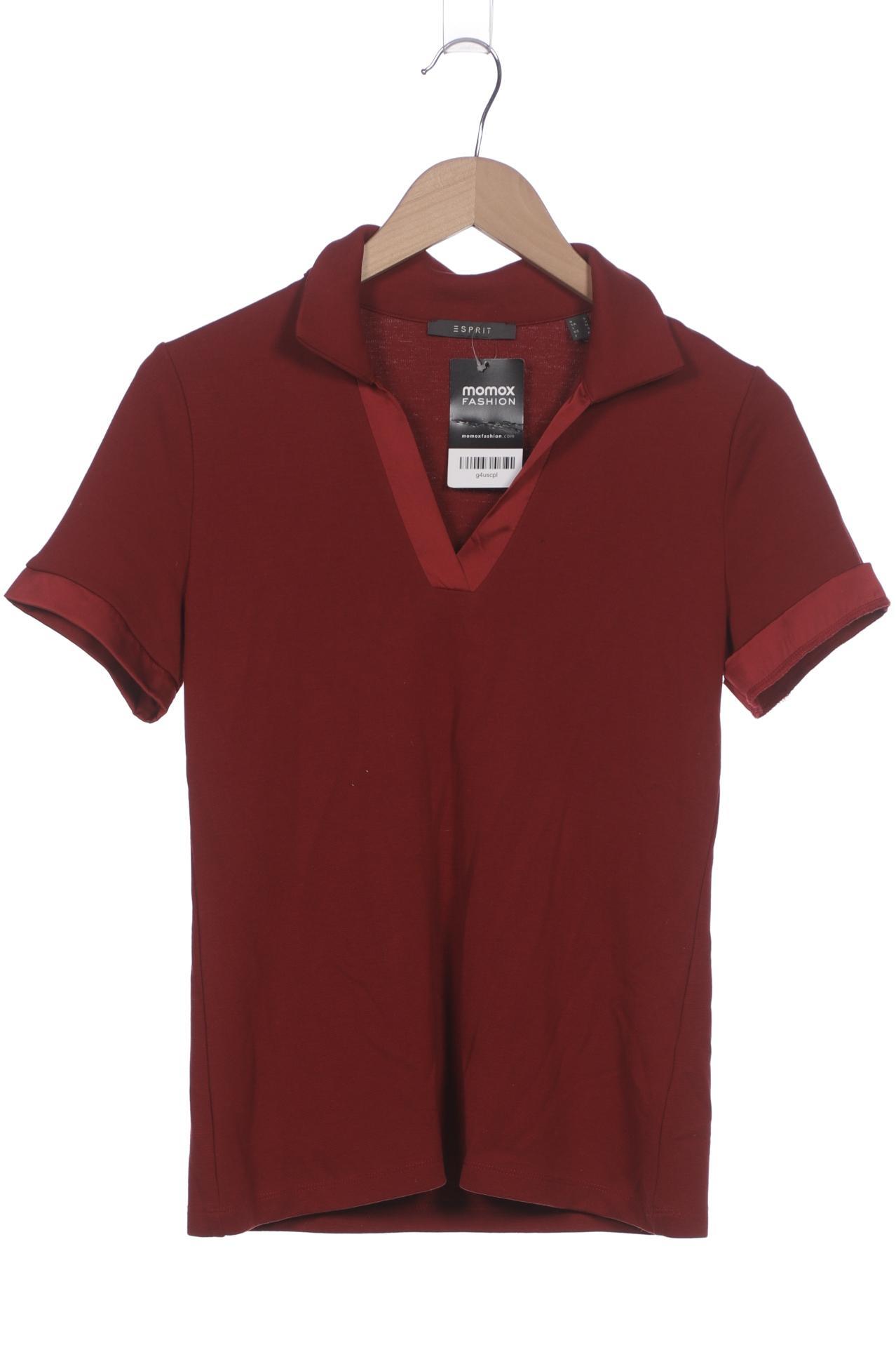 

Esprit Damen Poloshirt, bordeaux, Gr. 36
