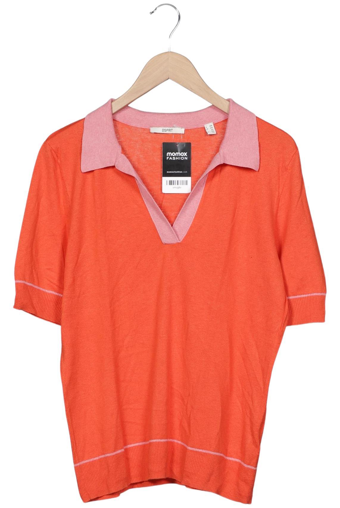 

Esprit Damen Poloshirt, orange, Gr. 46