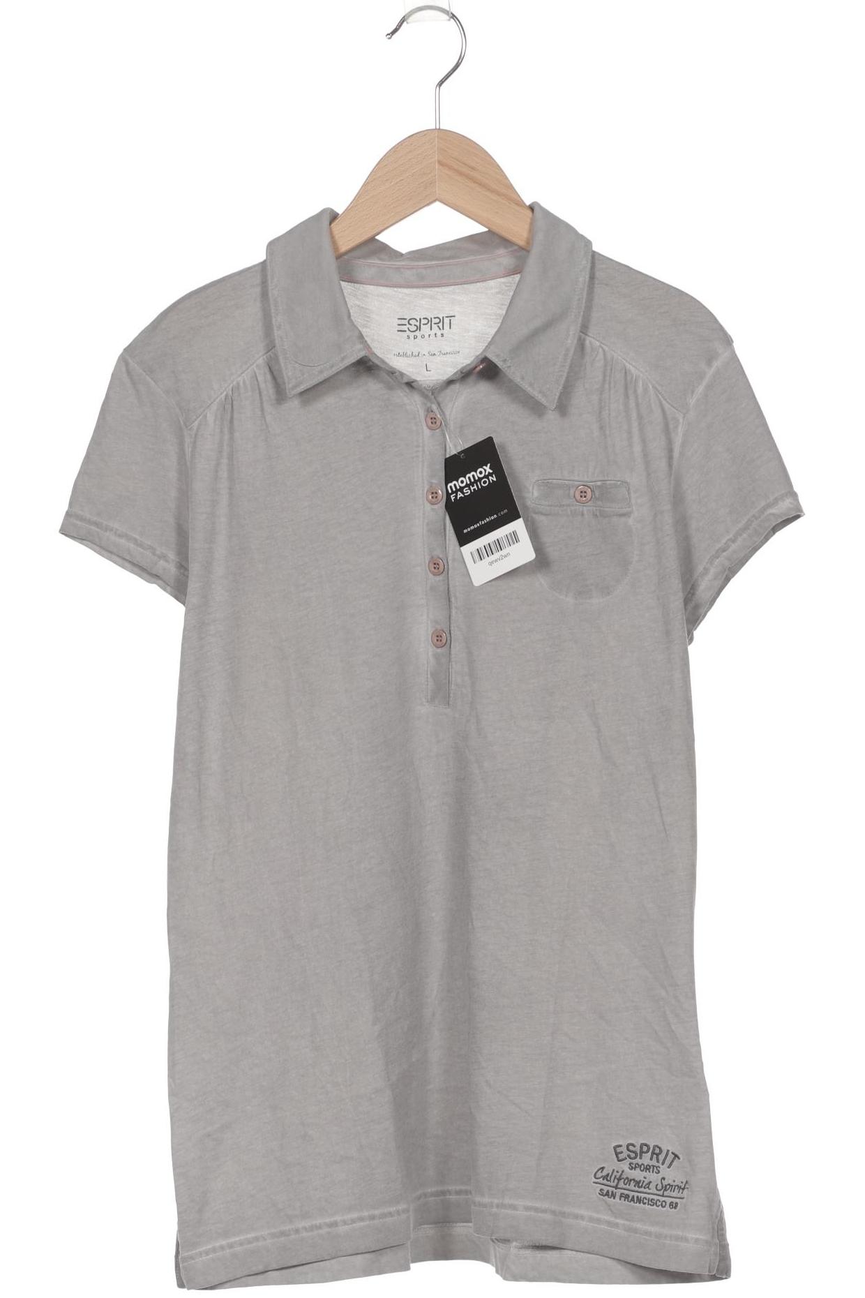 

Esprit Damen Poloshirt, grau, Gr. 42