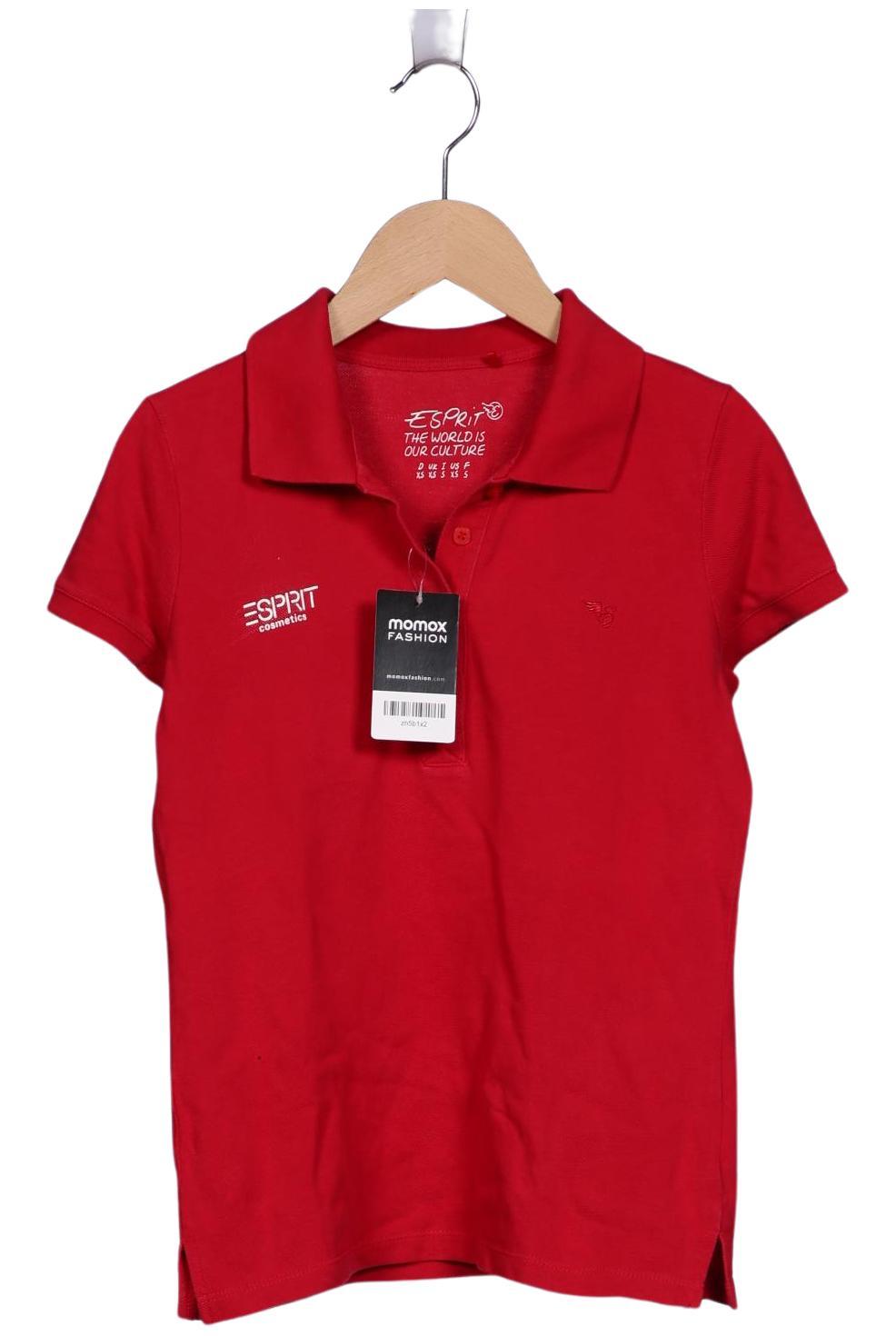 

Esprit Damen Poloshirt, rot, Gr. 34