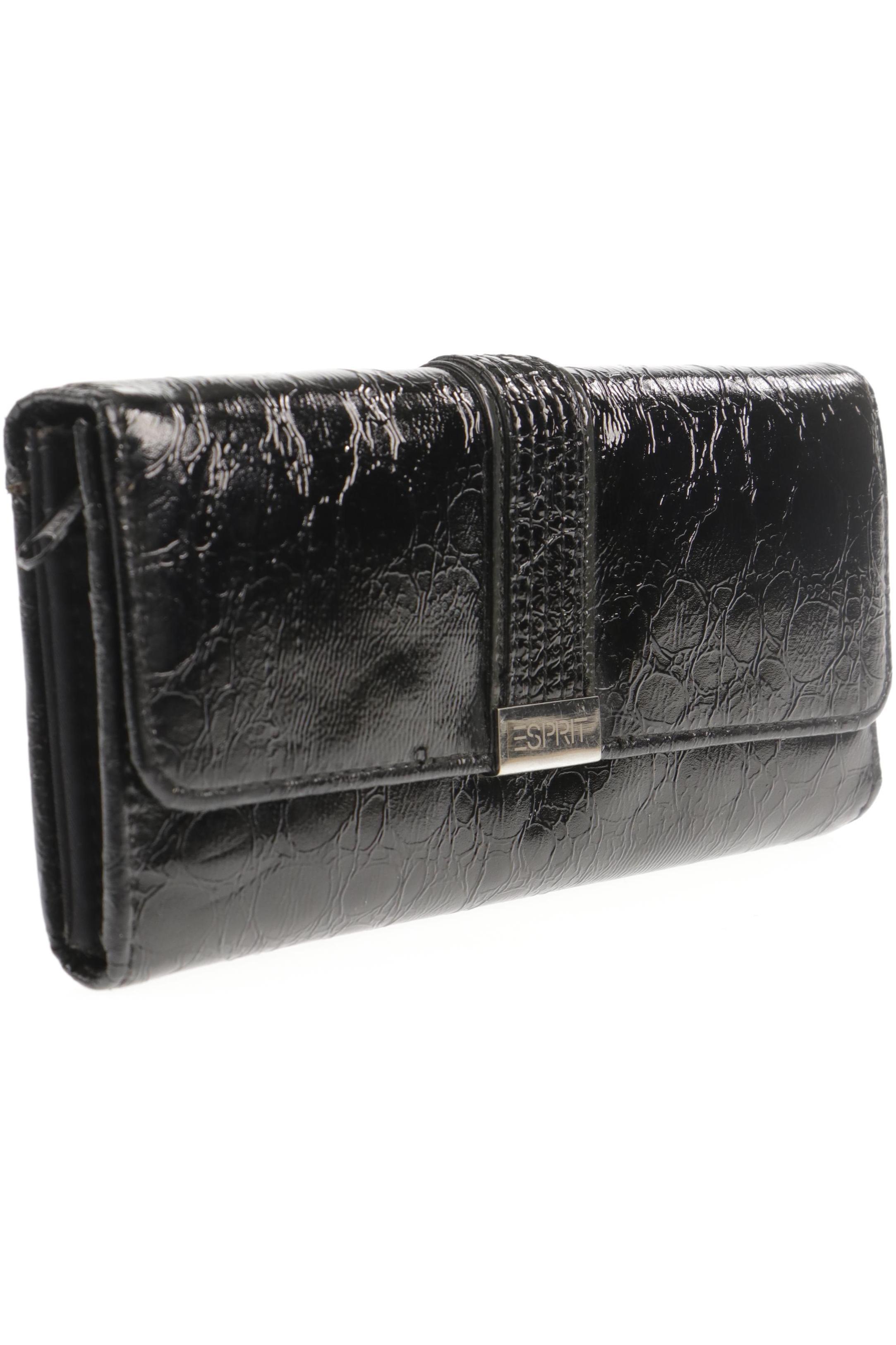 

Esprit Damen Portemonnaie, schwarz, Gr.