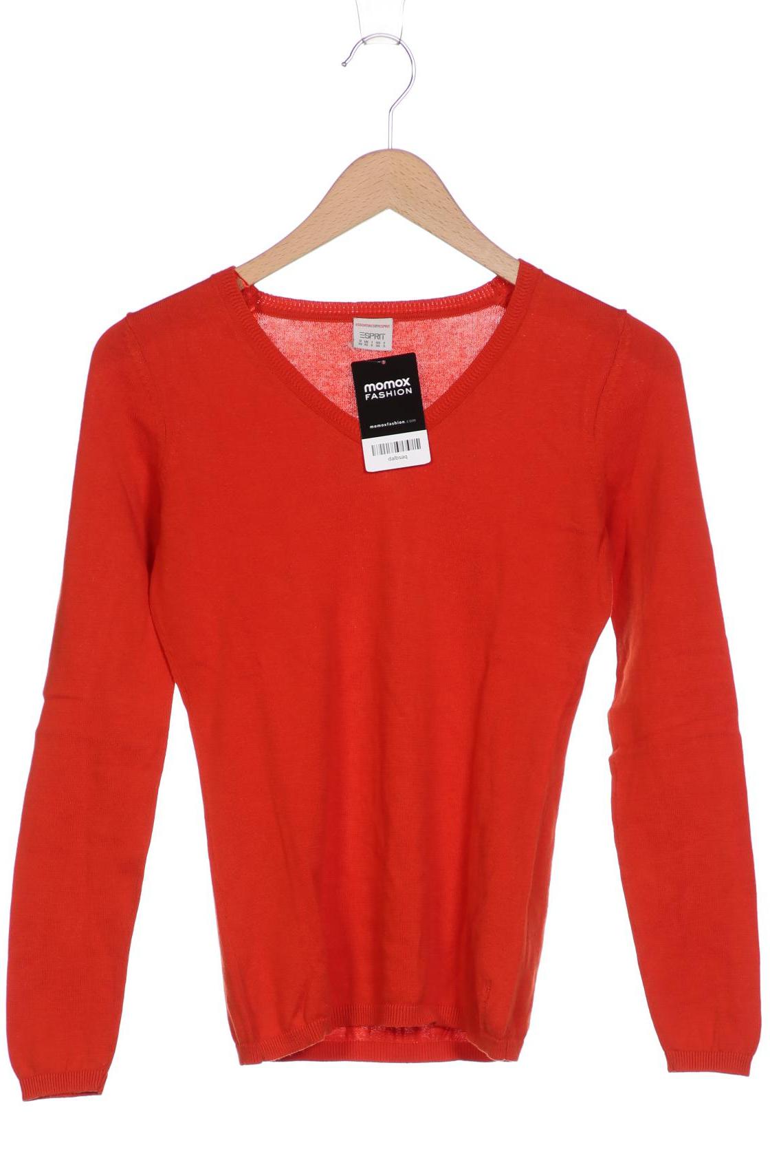 

Esprit Damen Pullover, orange, Gr. 34