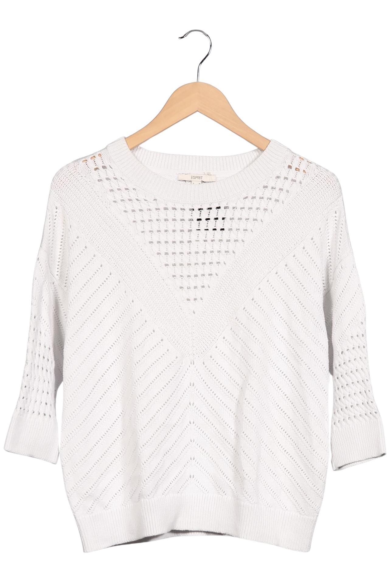

Esprit Damen Pullover, weiß, Gr. 38