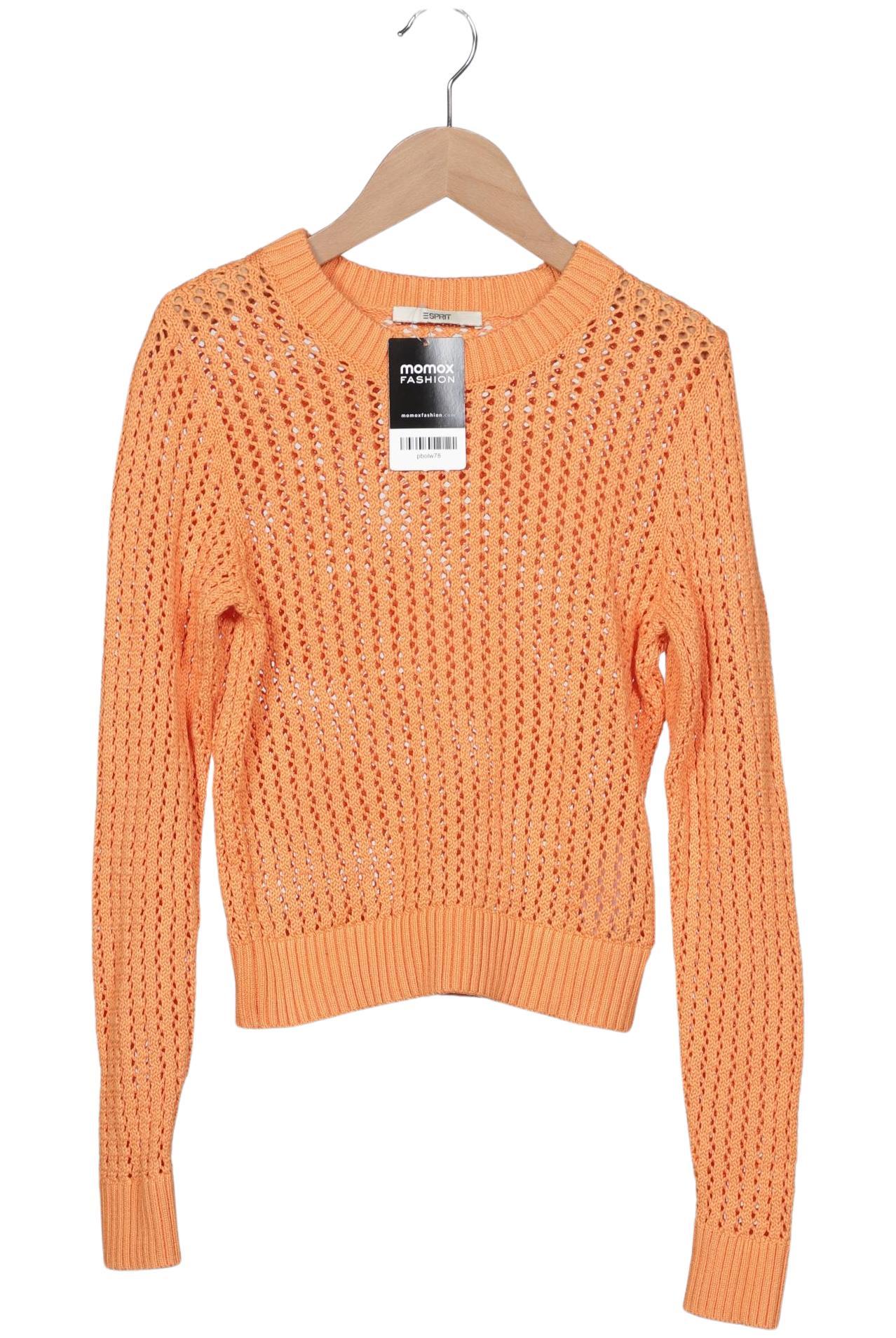 

Esprit Damen Pullover, orange, Gr. 34