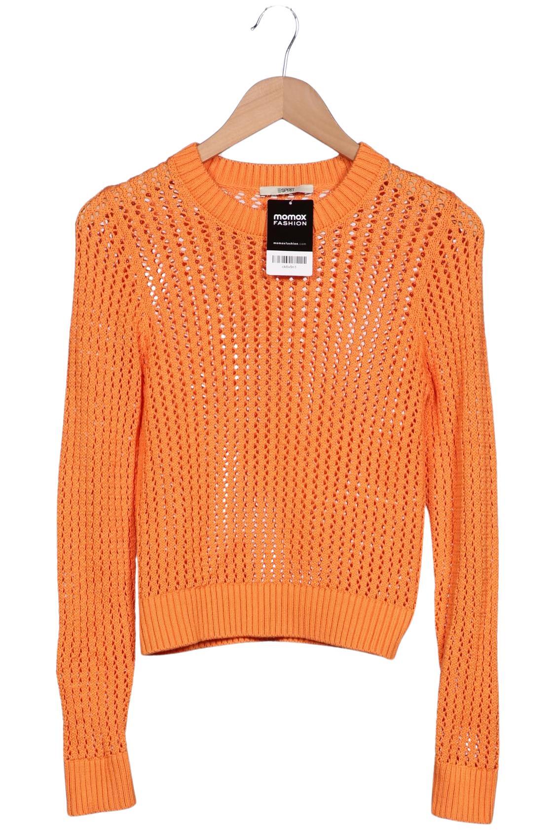 

Esprit Damen Pullover, orange, Gr. 36