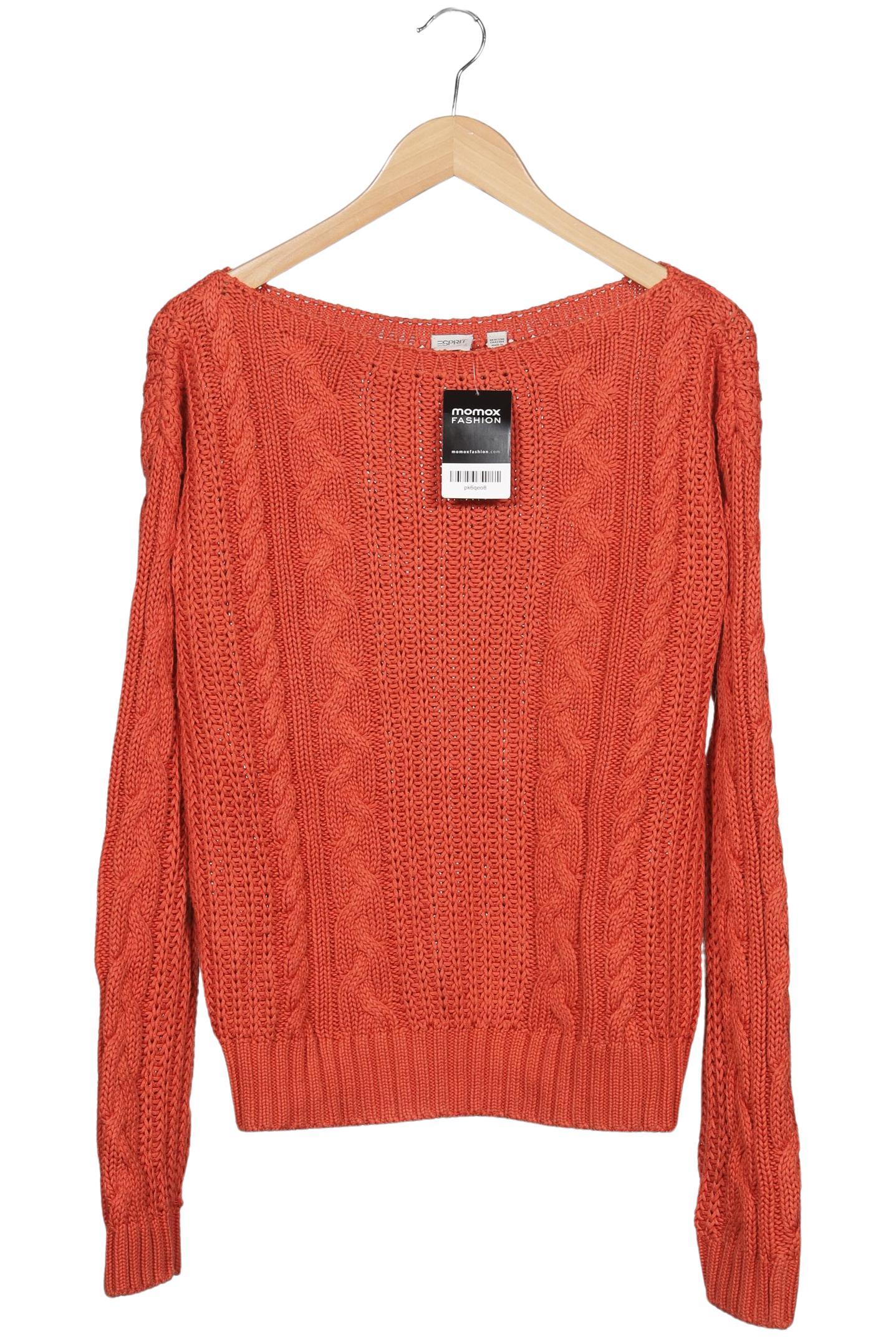 

Esprit Damen Pullover, orange, Gr. 42