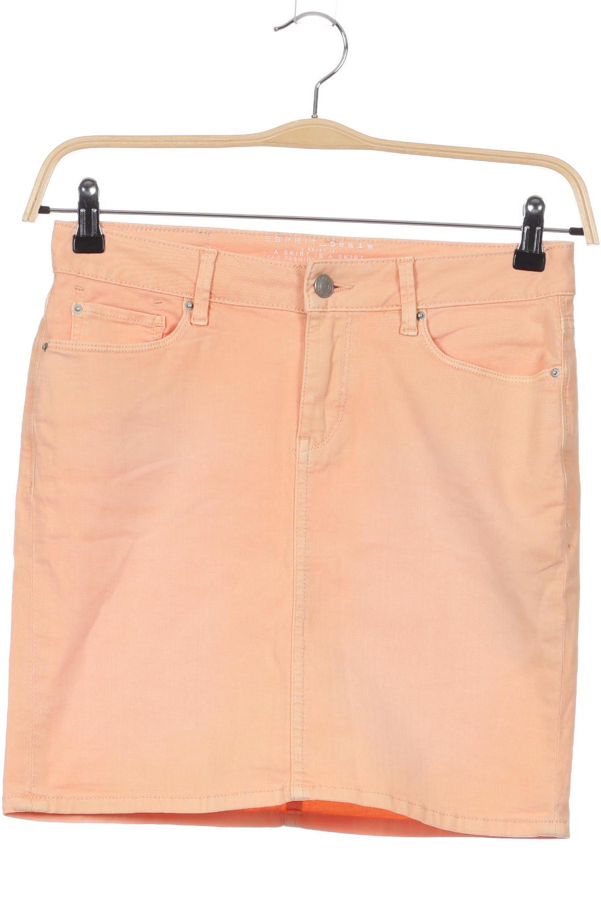 

Esprit Damen Rock, orange, Gr. 27