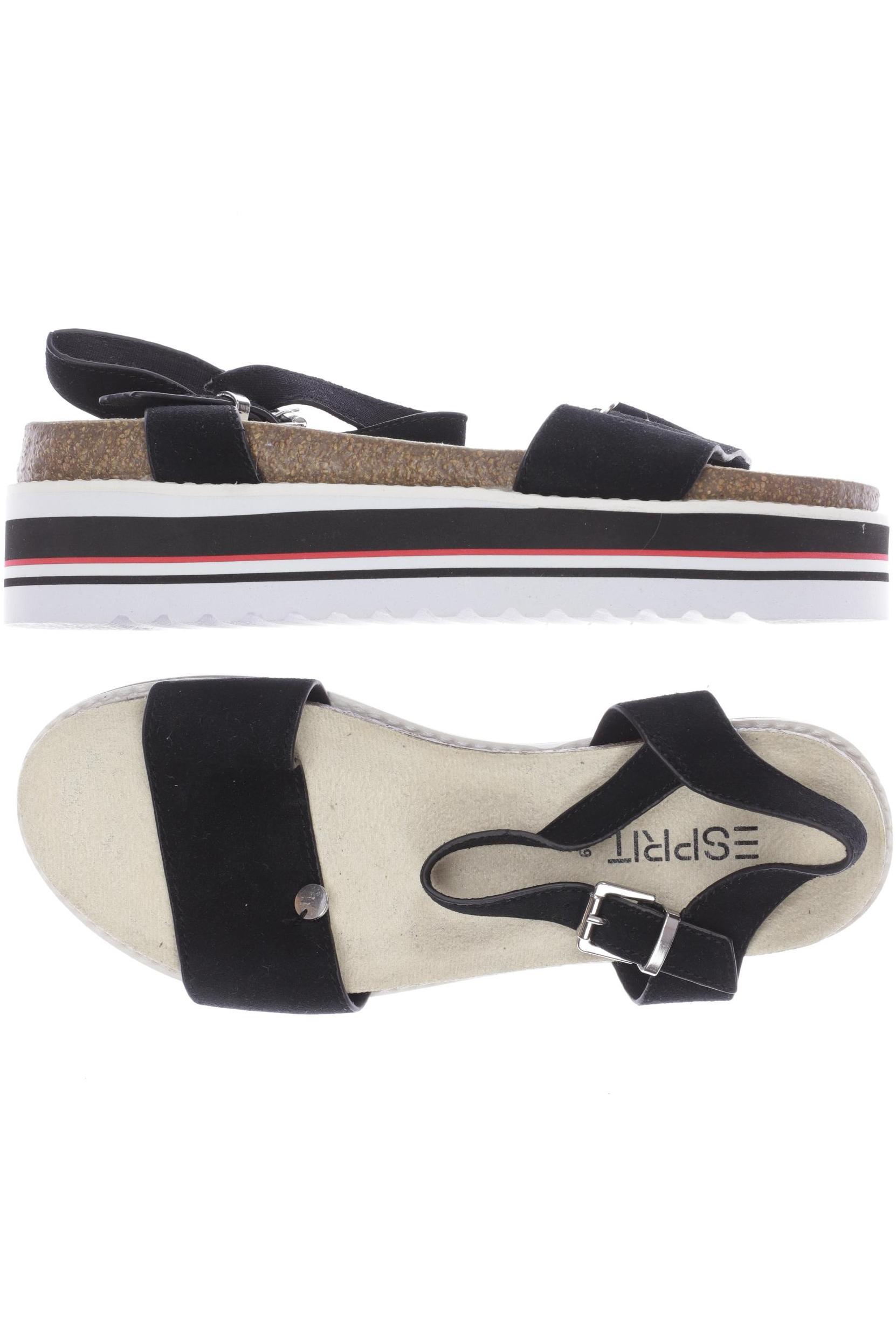 

Esprit Damen Sandale, schwarz, Gr. 39