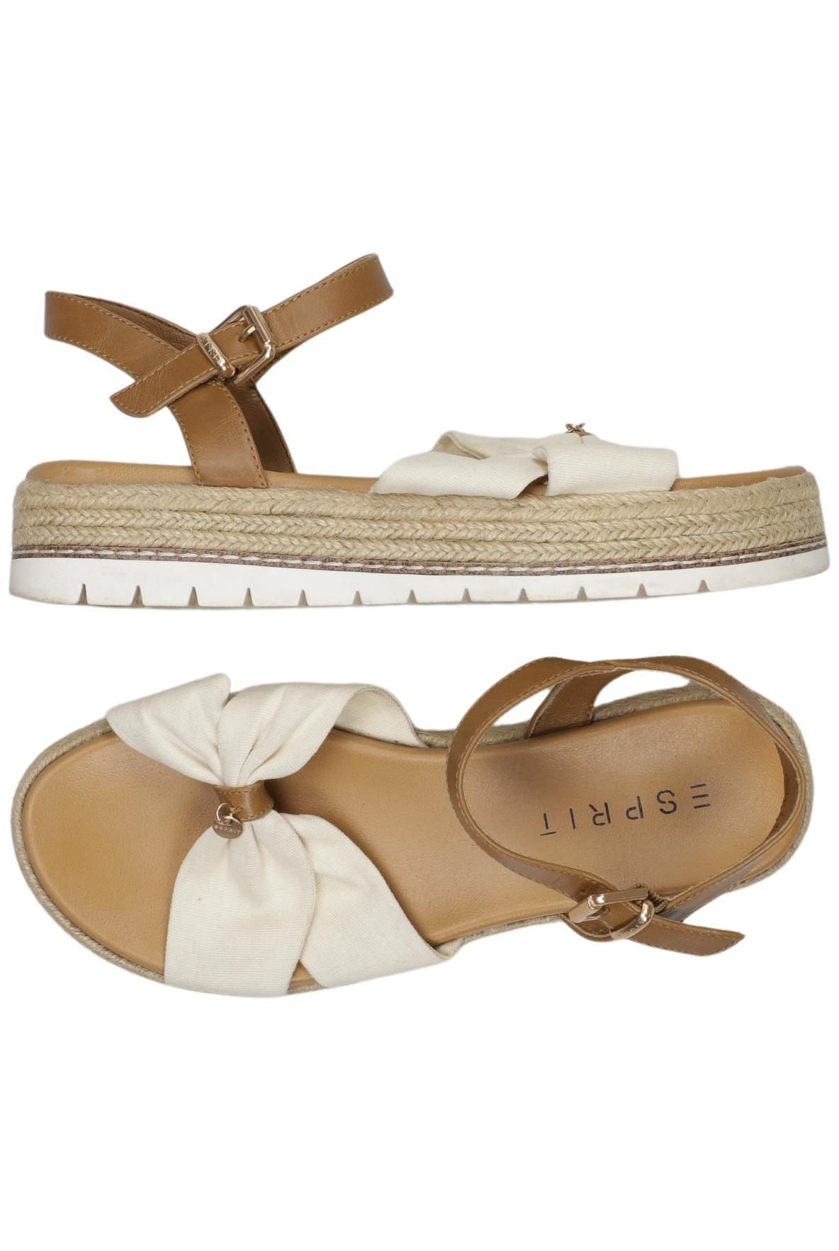 

Esprit Damen Sandale, cremeweiß, Gr. 38