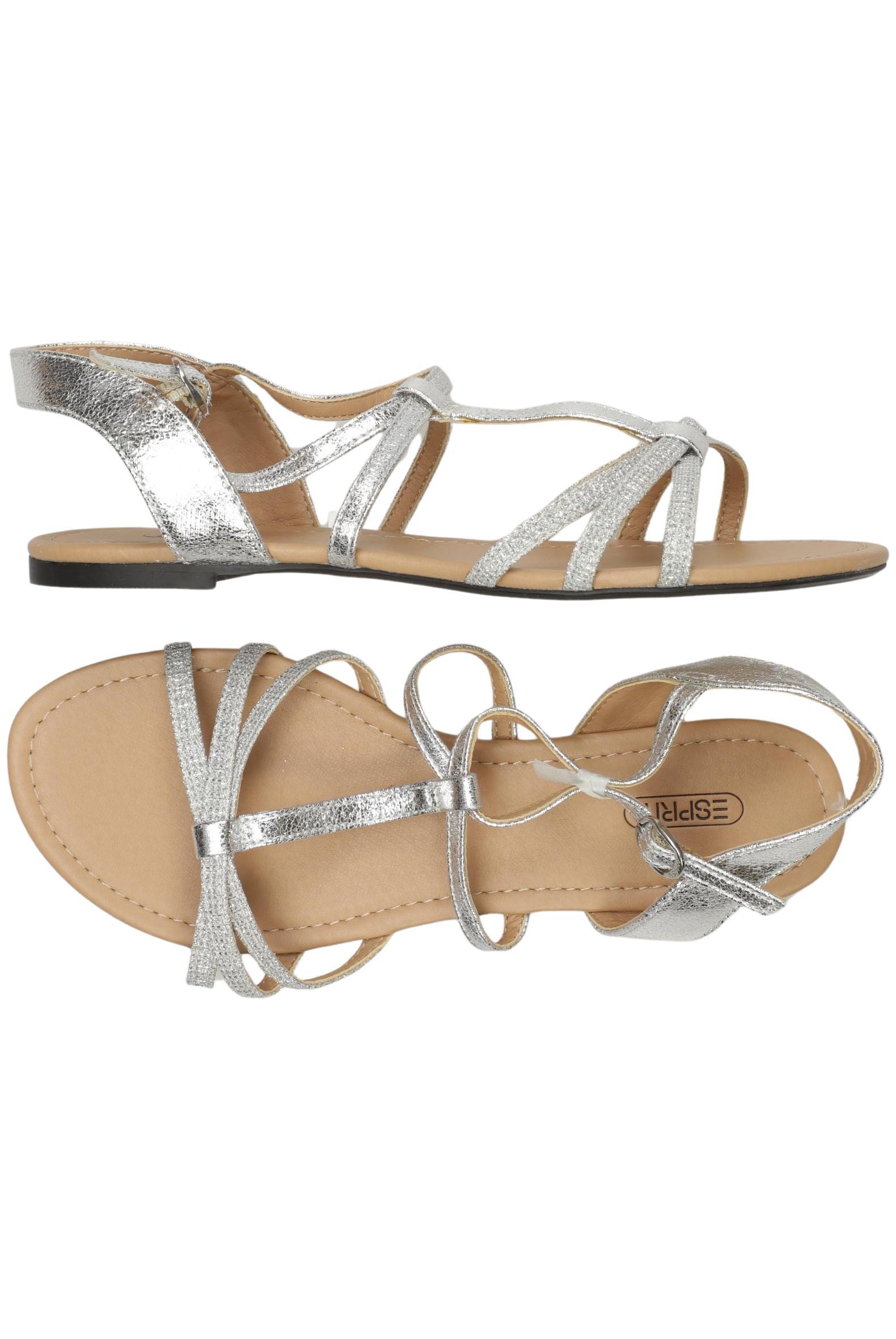 

Esprit Damen Sandale, silber, Gr. 38