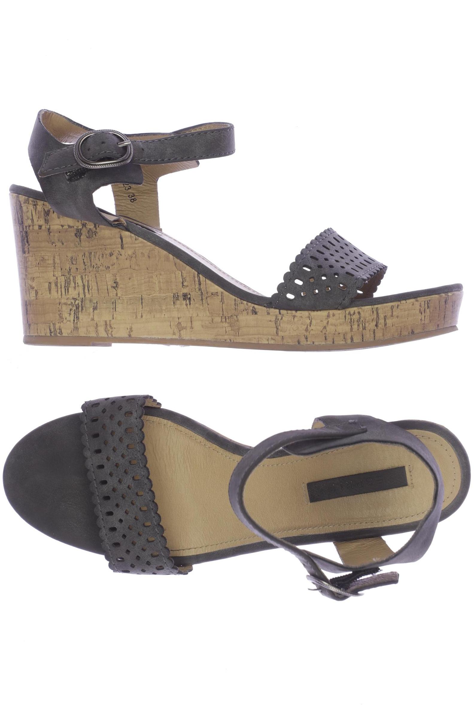 

Esprit Damen Sandale, grau, Gr. 38