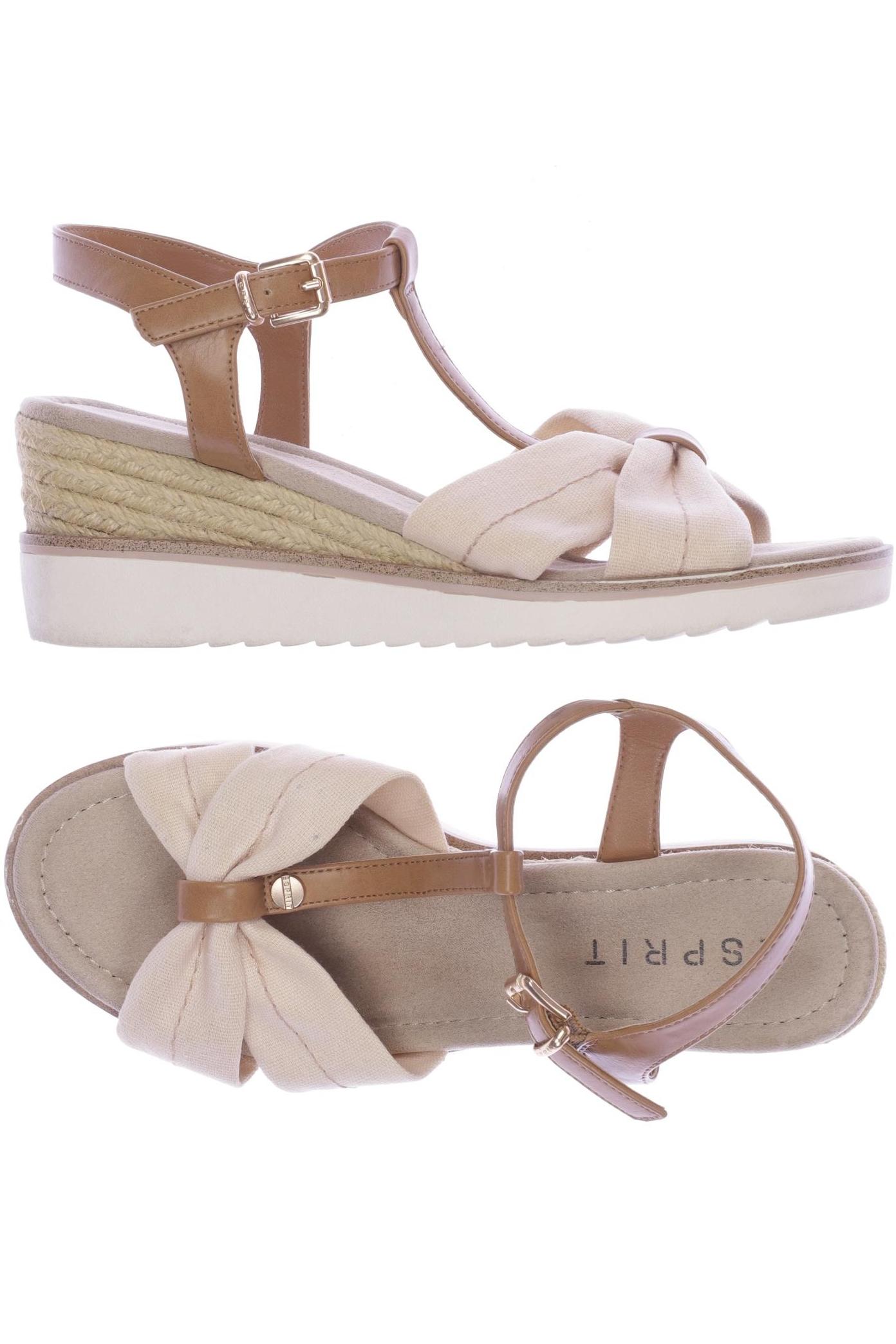

Esprit Damen Sandale, beige, Gr. 39