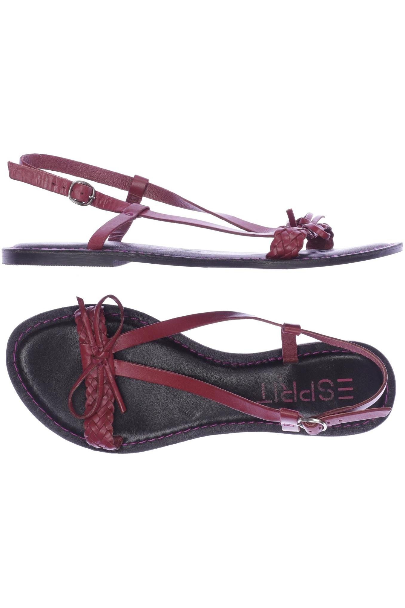 

Esprit Damen Sandale, bordeaux, Gr. 38