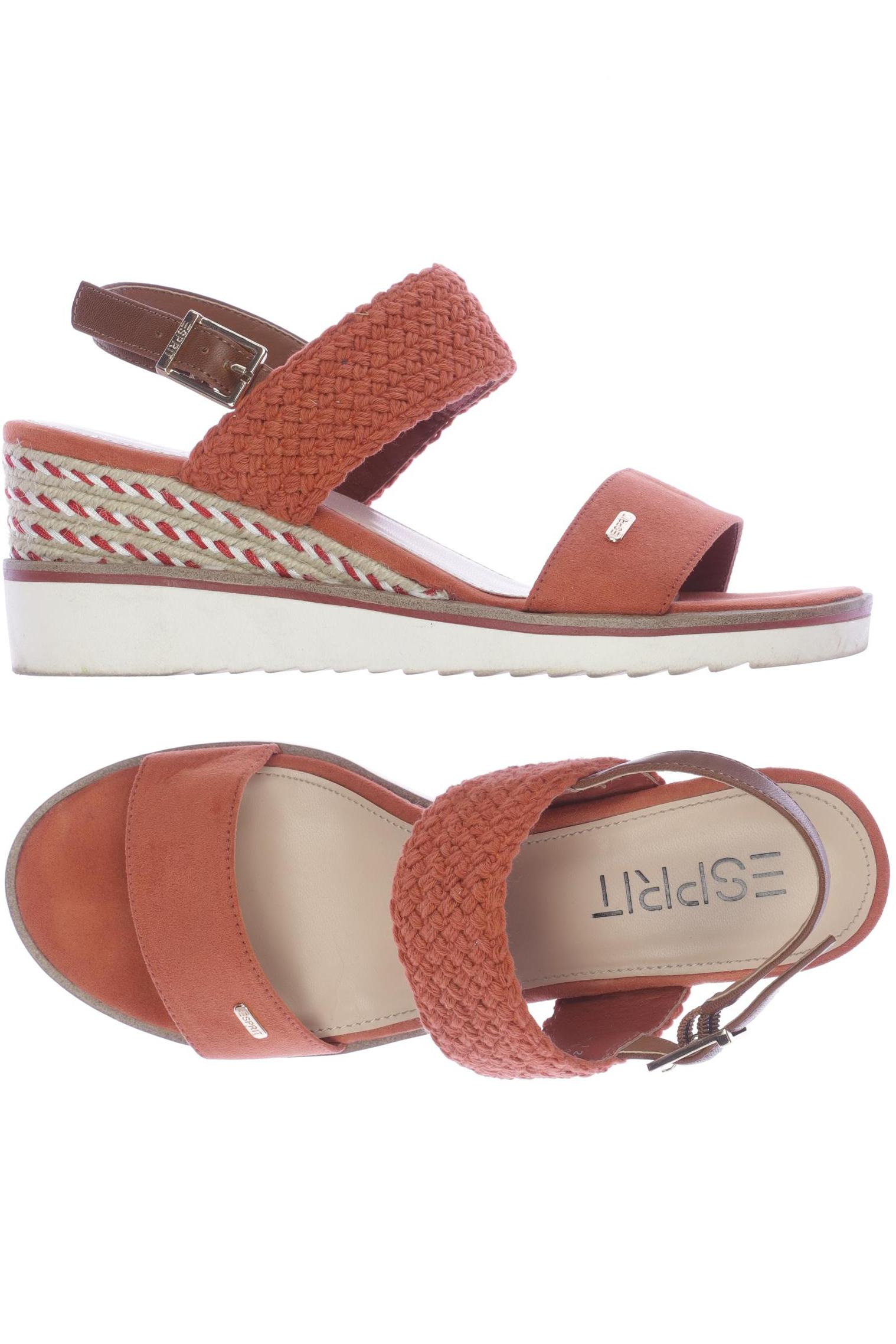 

Esprit Damen Sandale, orange, Gr. 39