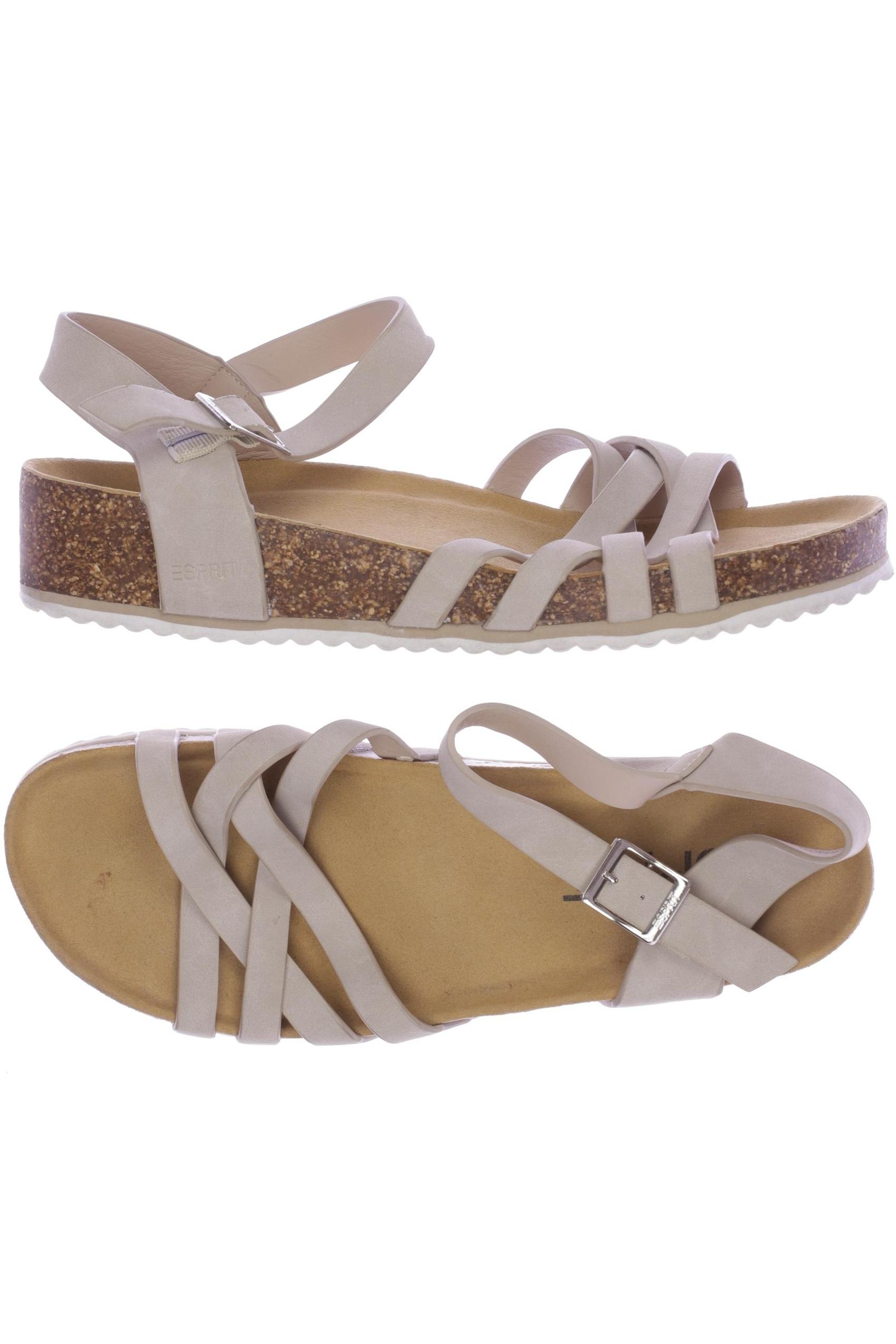 

Esprit Damen Sandale, beige, Gr. 40