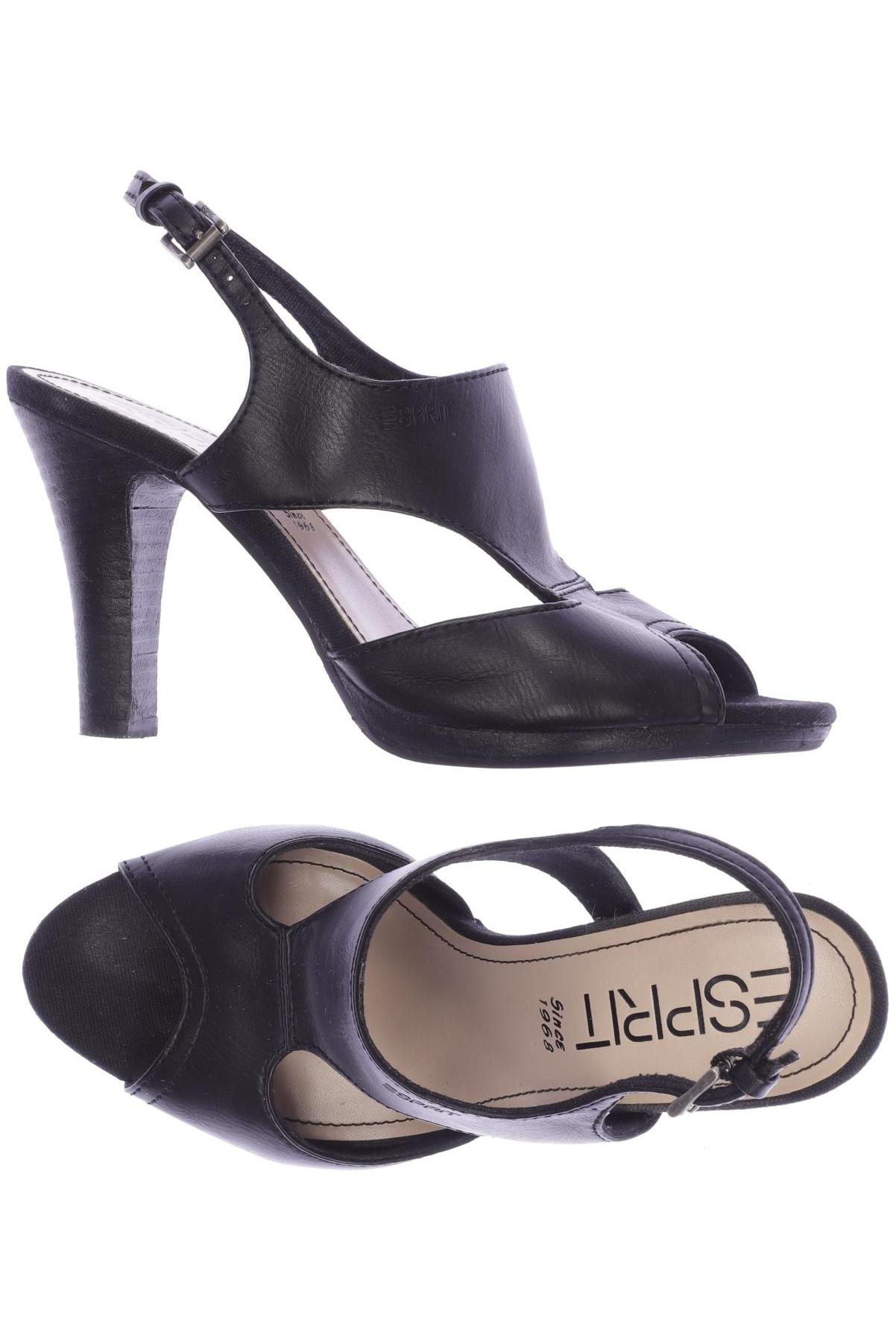 

Esprit Damen Sandale, schwarz, Gr. 38