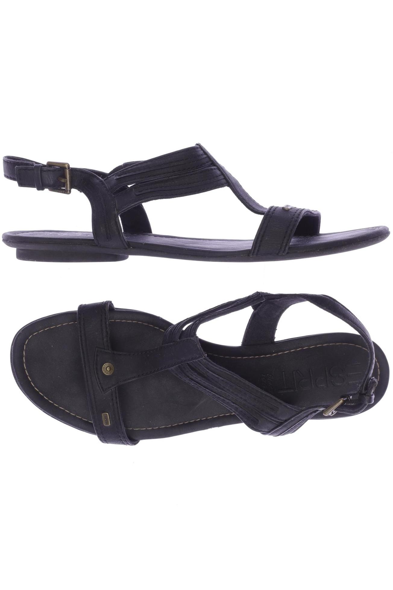 

Esprit Damen Sandale, schwarz, Gr. 41