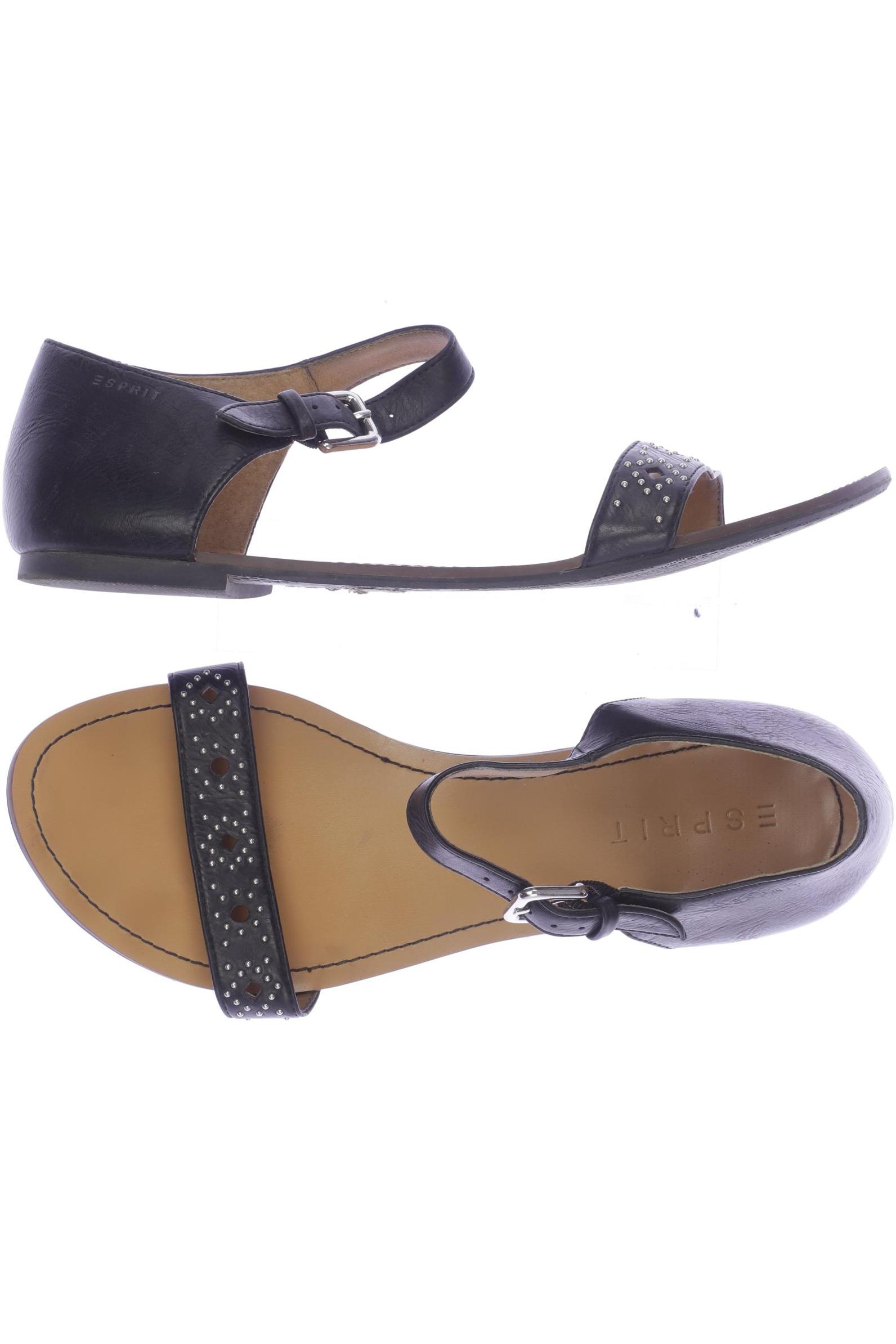 

Esprit Damen Sandale, schwarz, Gr. 39