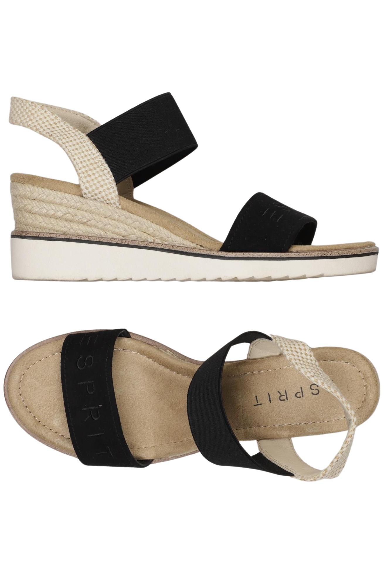 

Esprit Damen Sandale, schwarz, Gr. 39