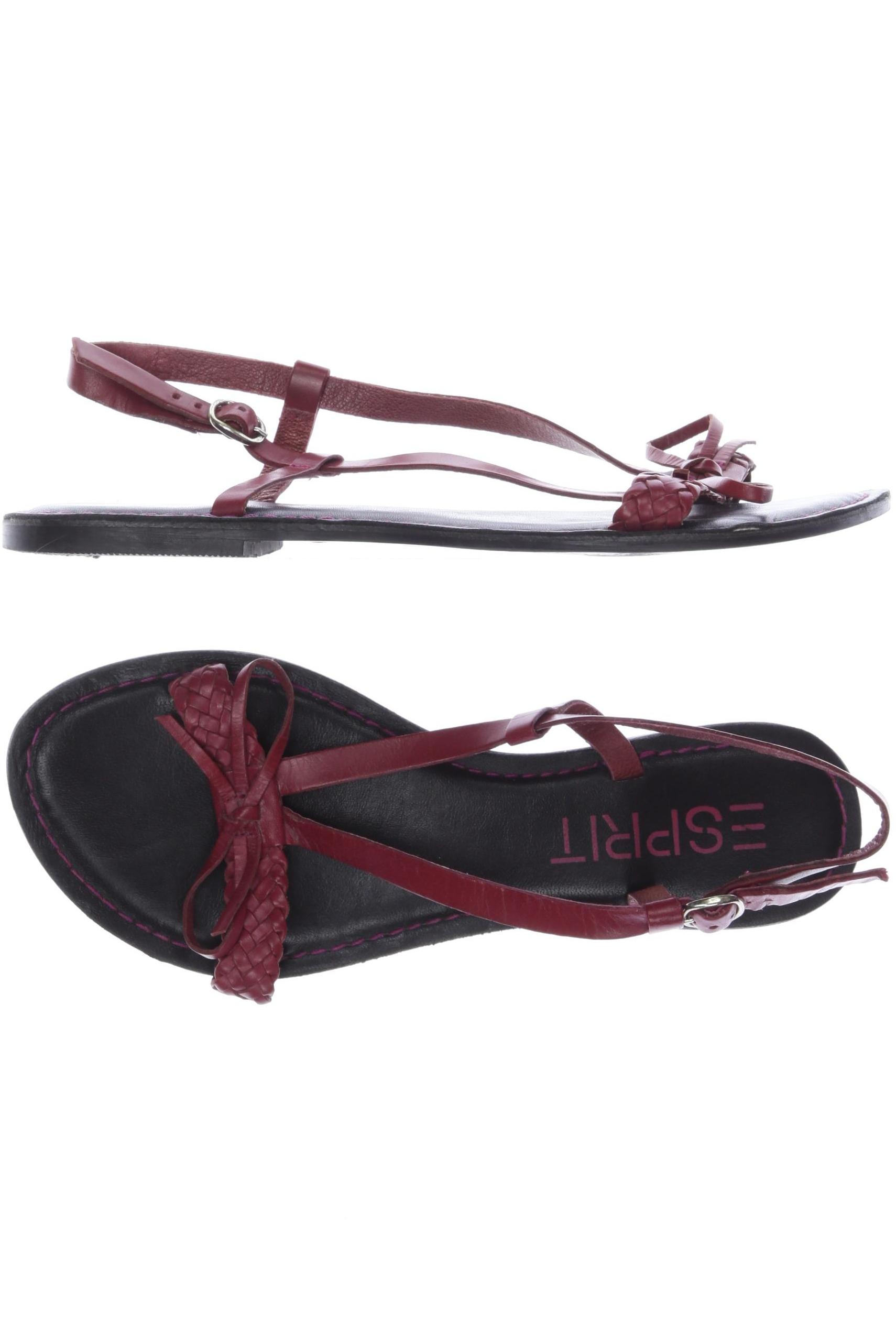 

Esprit Damen Sandale, bordeaux, Gr. 37