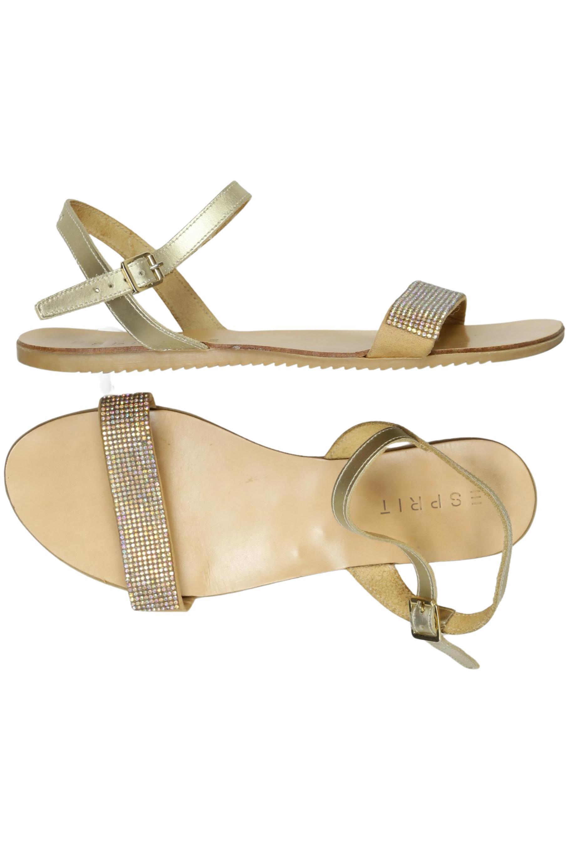 

Esprit Damen Sandale, gold, Gr. 38