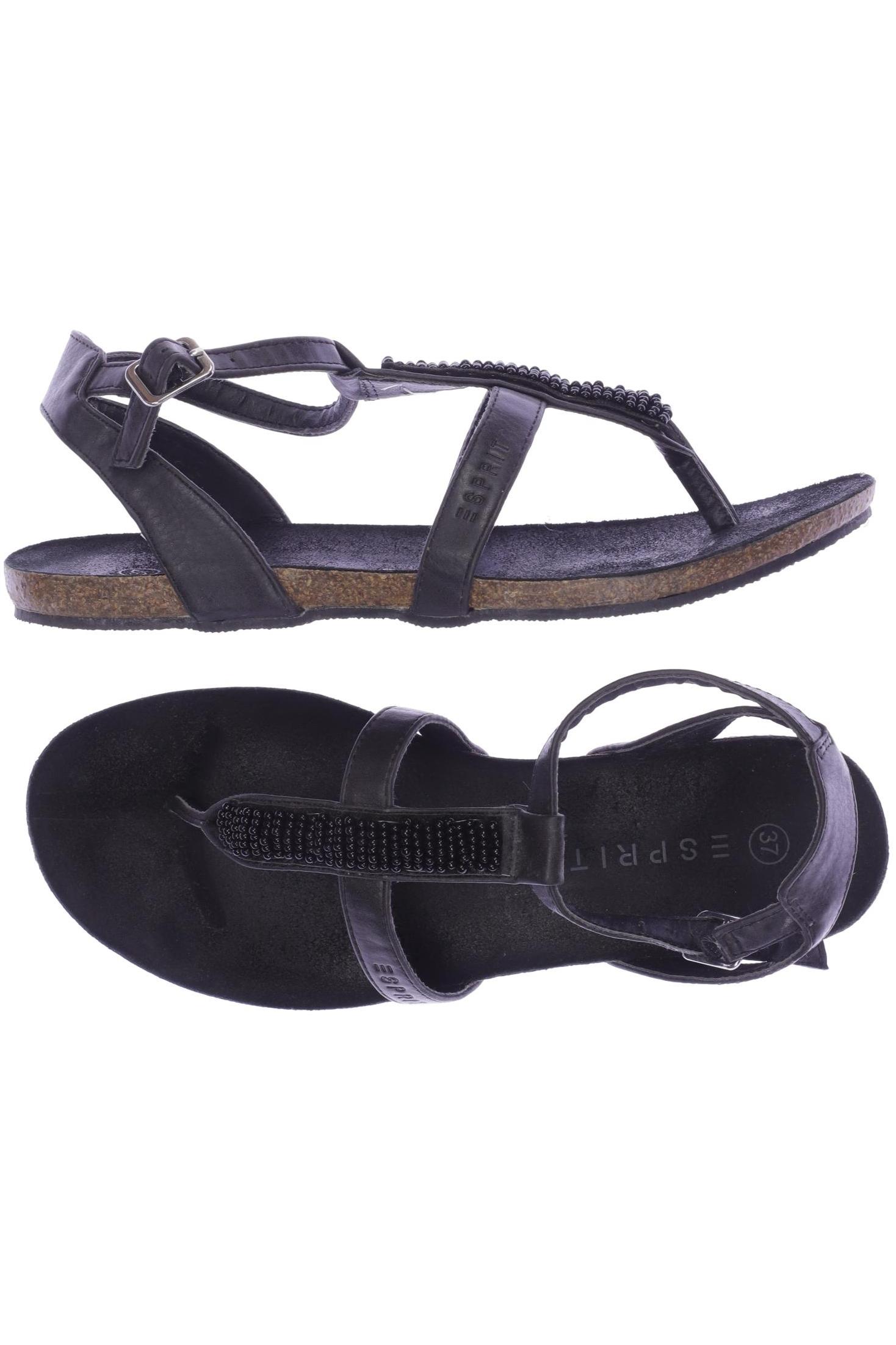 

Esprit Damen Sandale, schwarz, Gr. 37