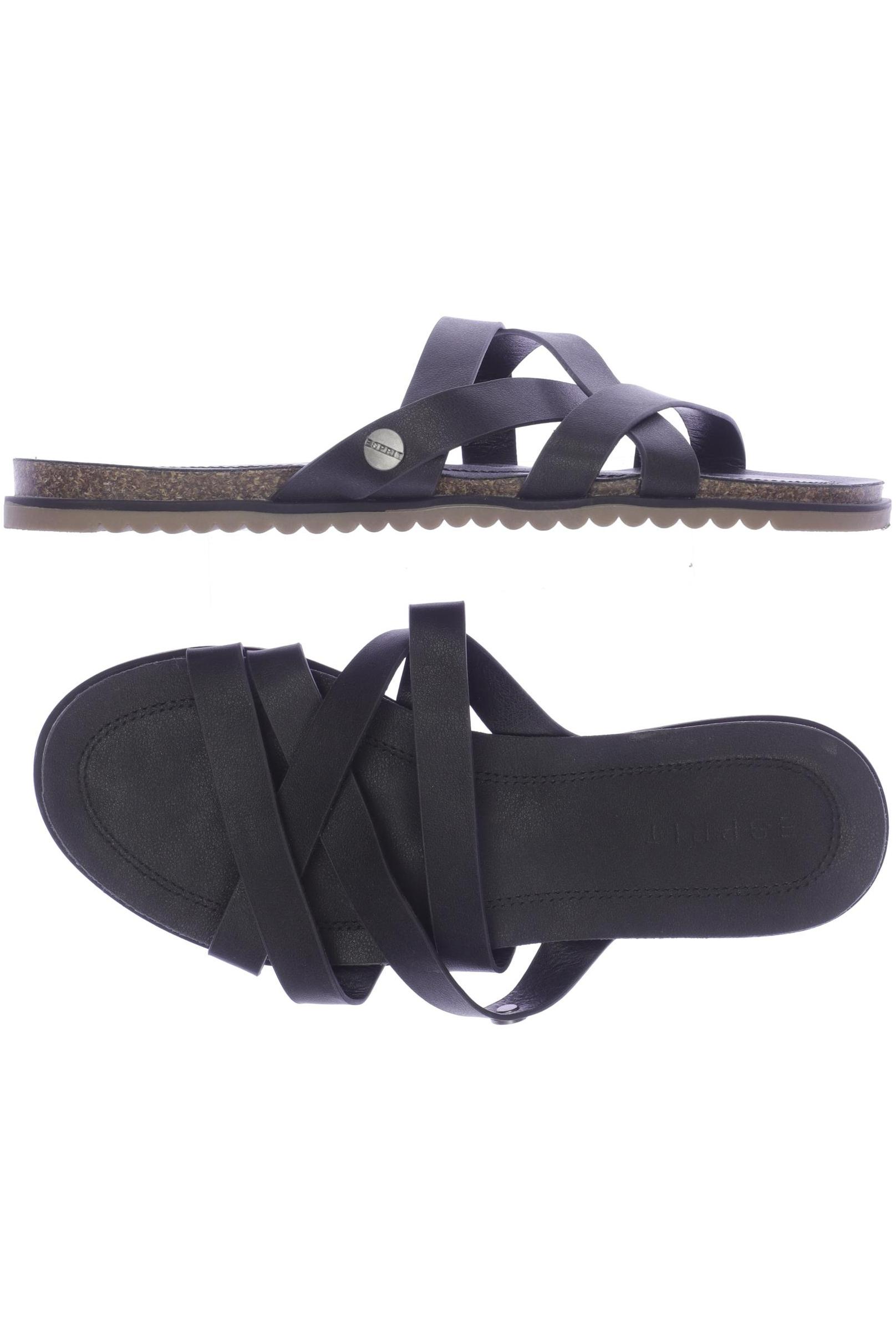 

Esprit Damen Sandale, schwarz, Gr. 39