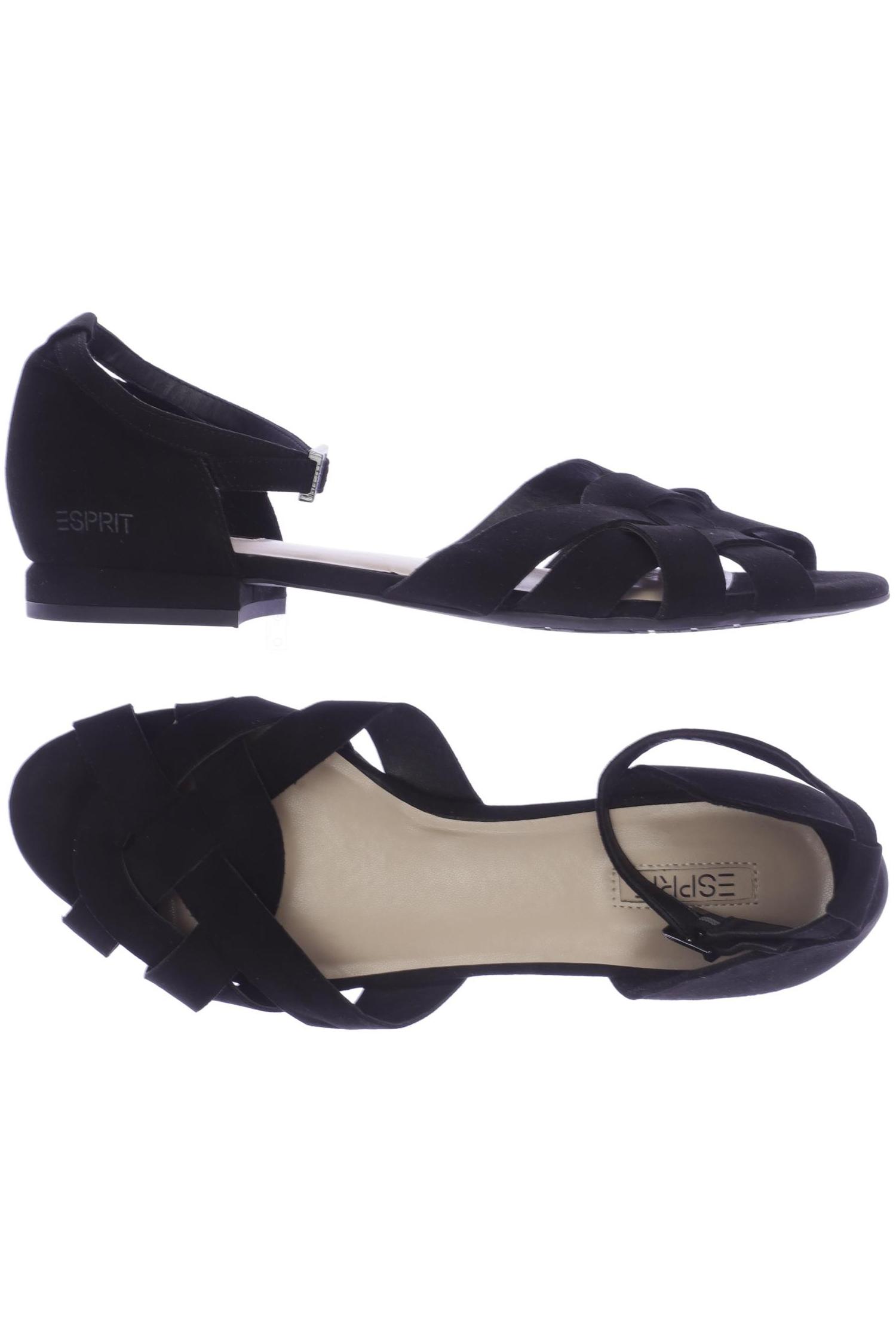 

Esprit Damen Sandale, schwarz, Gr. 40