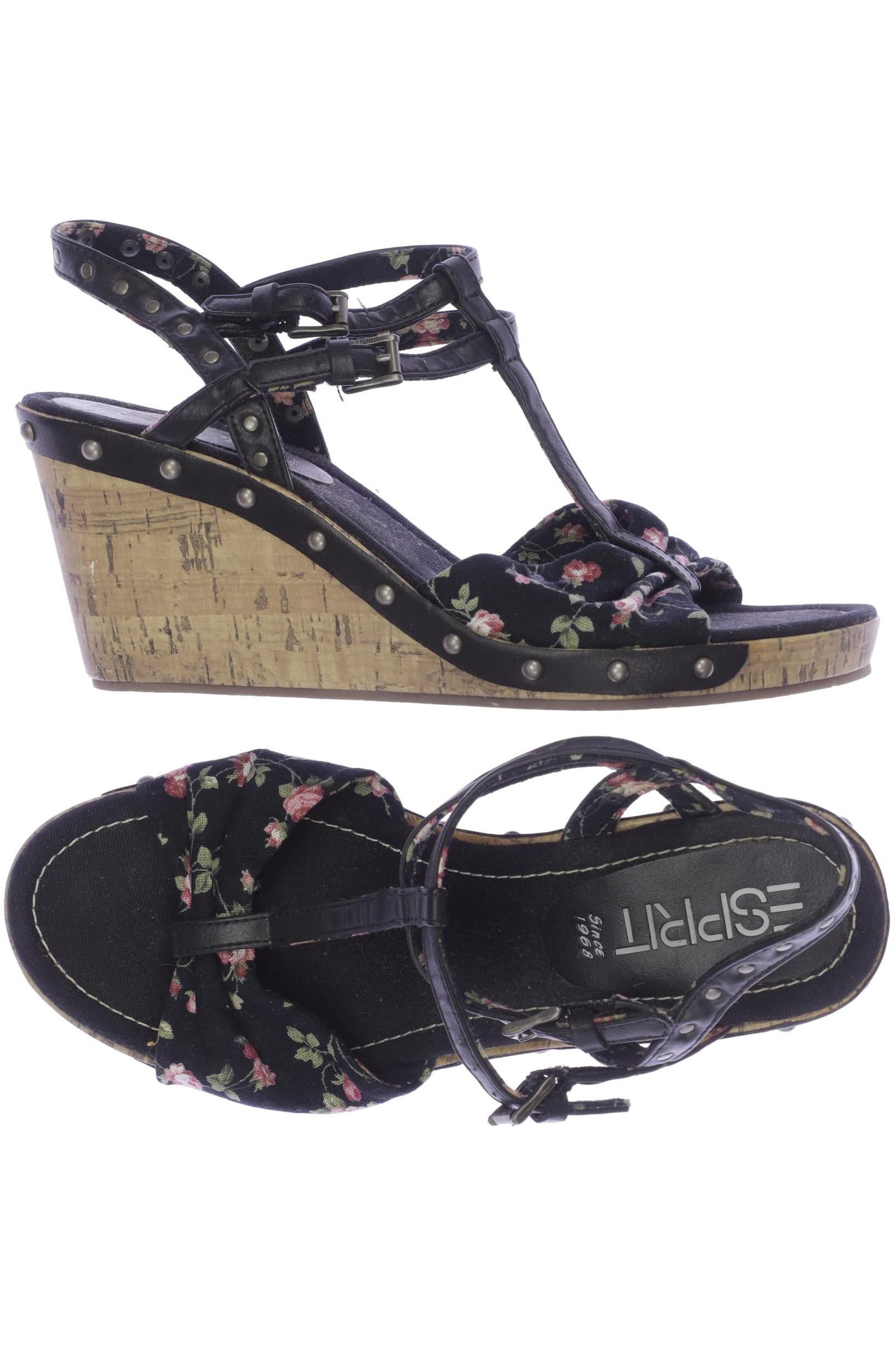 

Esprit Damen Sandale, schwarz, Gr. 40
