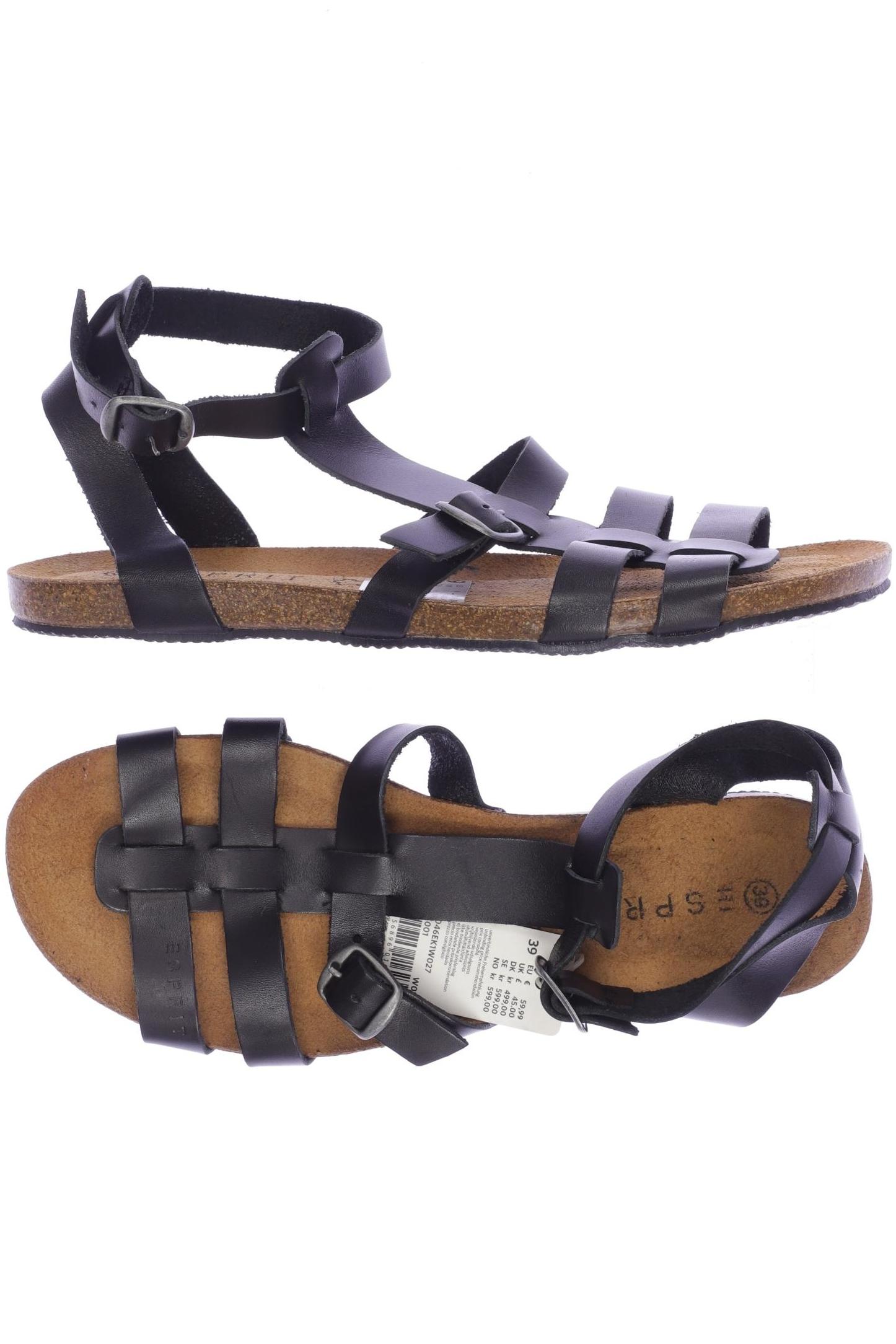 

Esprit Damen Sandale, schwarz, Gr. 39
