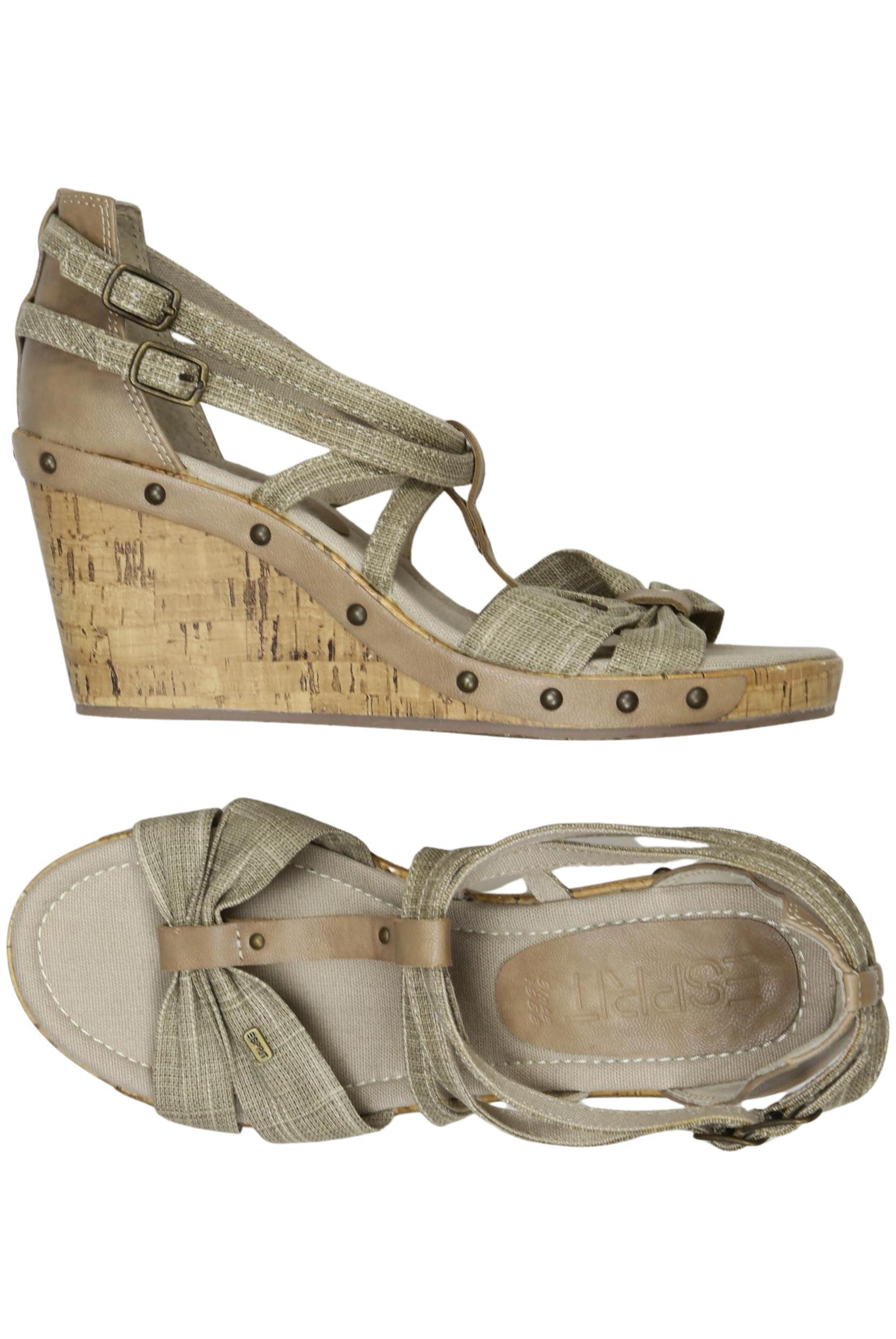 

Esprit Damen Sandale, beige, Gr. 38