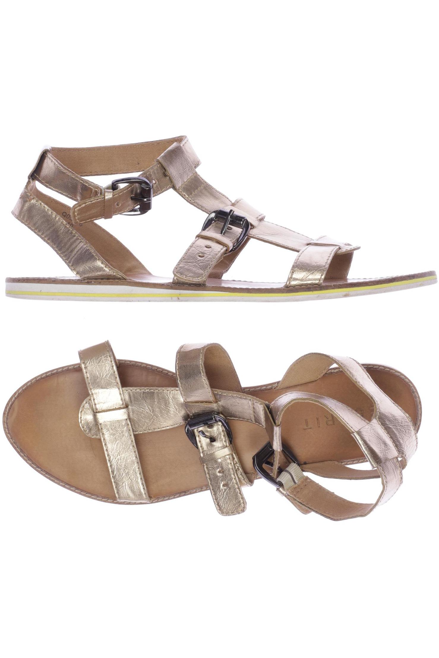 

Esprit Damen Sandale, gold, Gr. 40