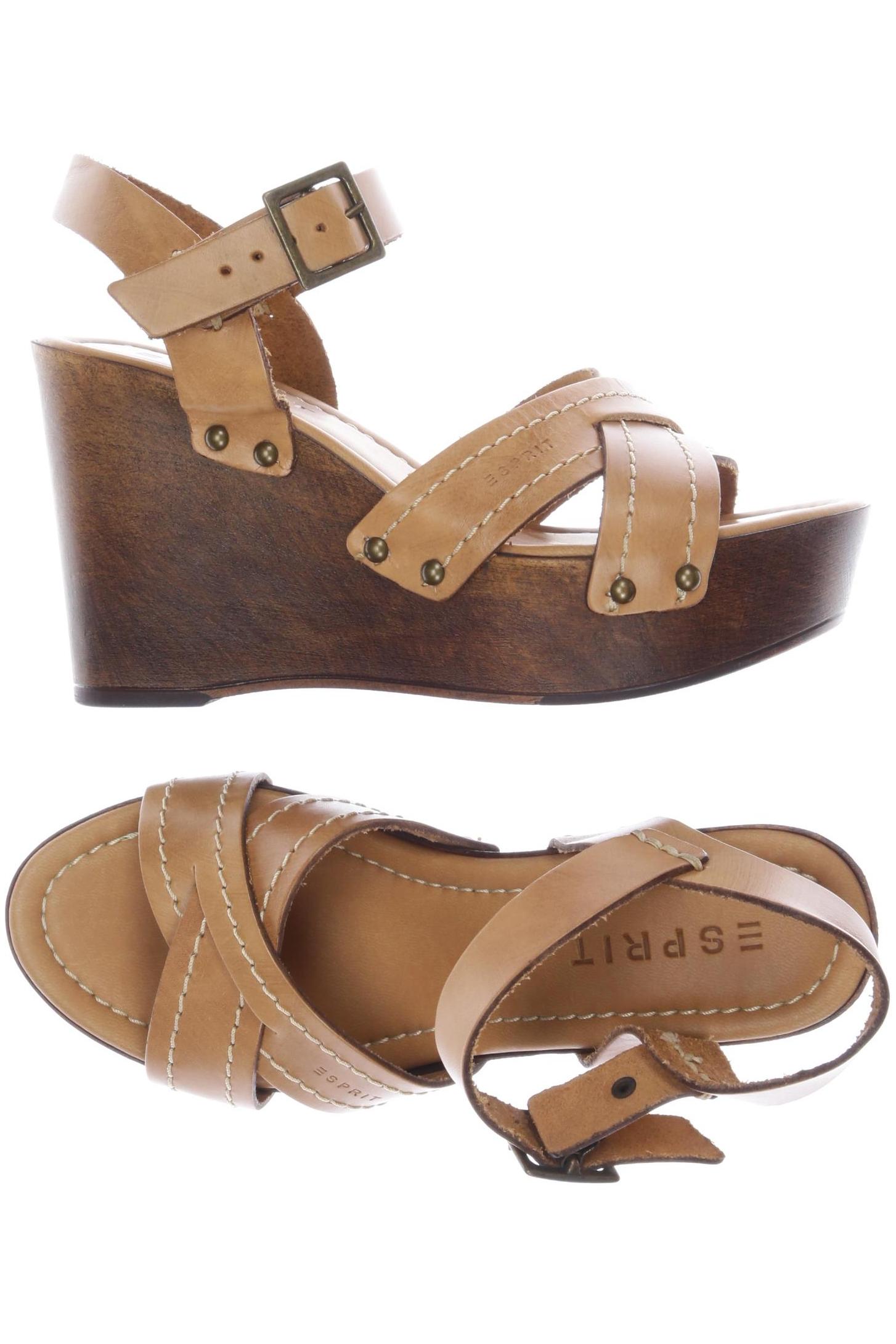 

Esprit Damen Sandale, beige, Gr. 36
