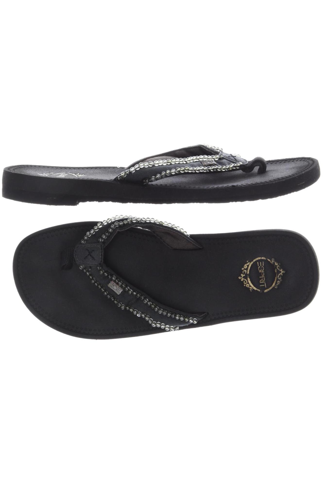 

Esprit Damen Sandale, schwarz, Gr. 38