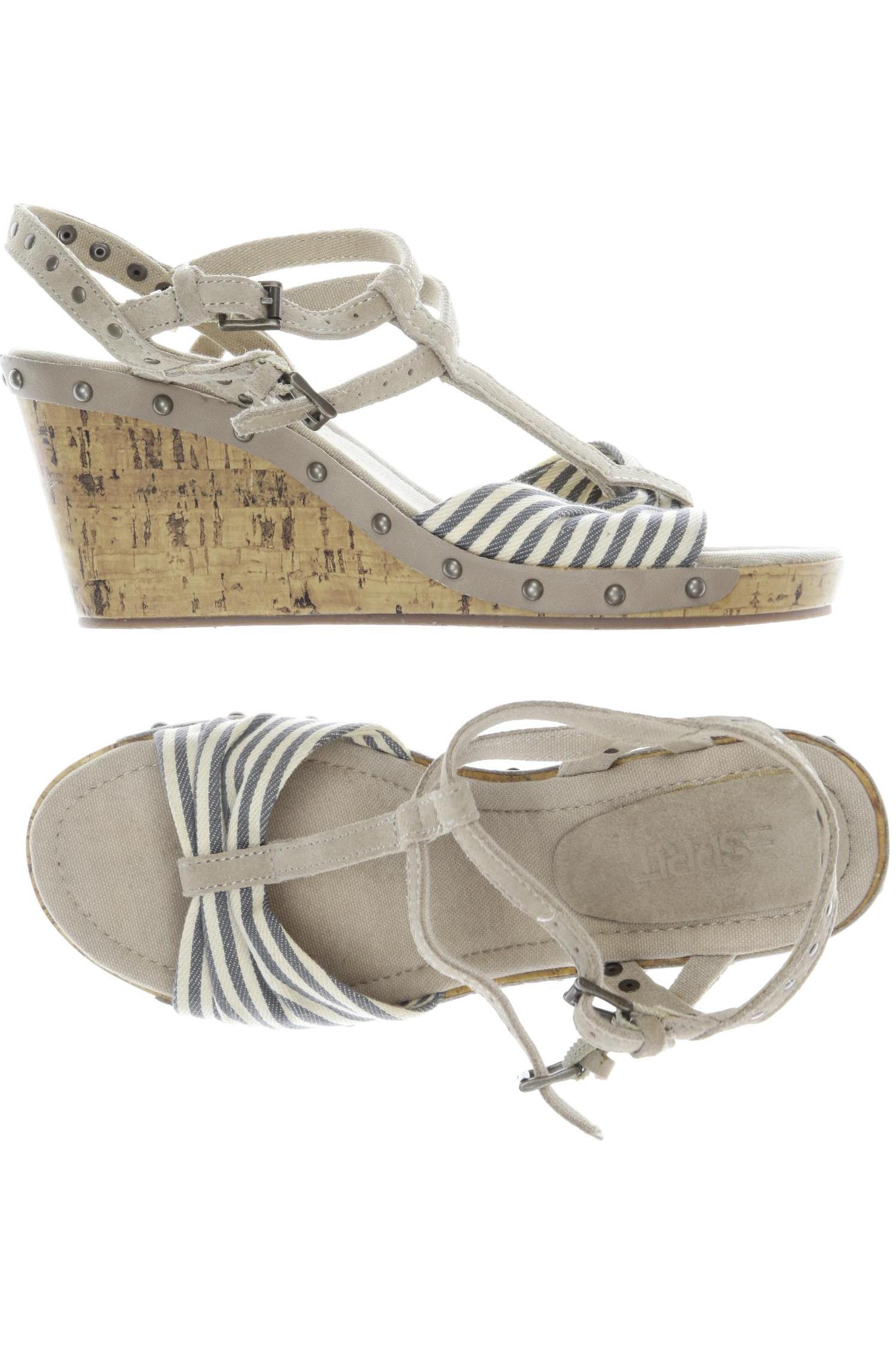 

Esprit Damen Sandale, beige, Gr. 40