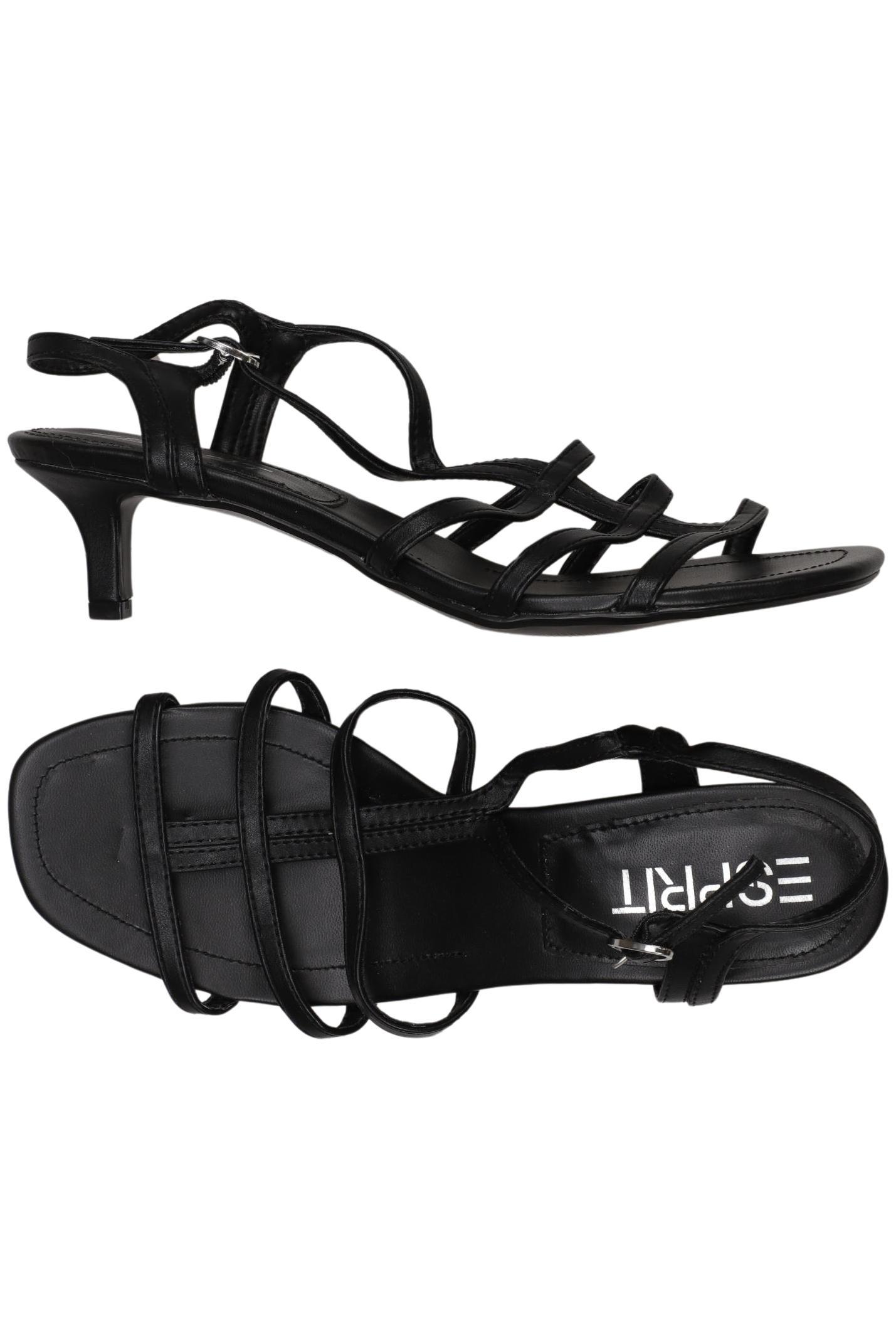 

Esprit Damen Sandale, schwarz, Gr. 39