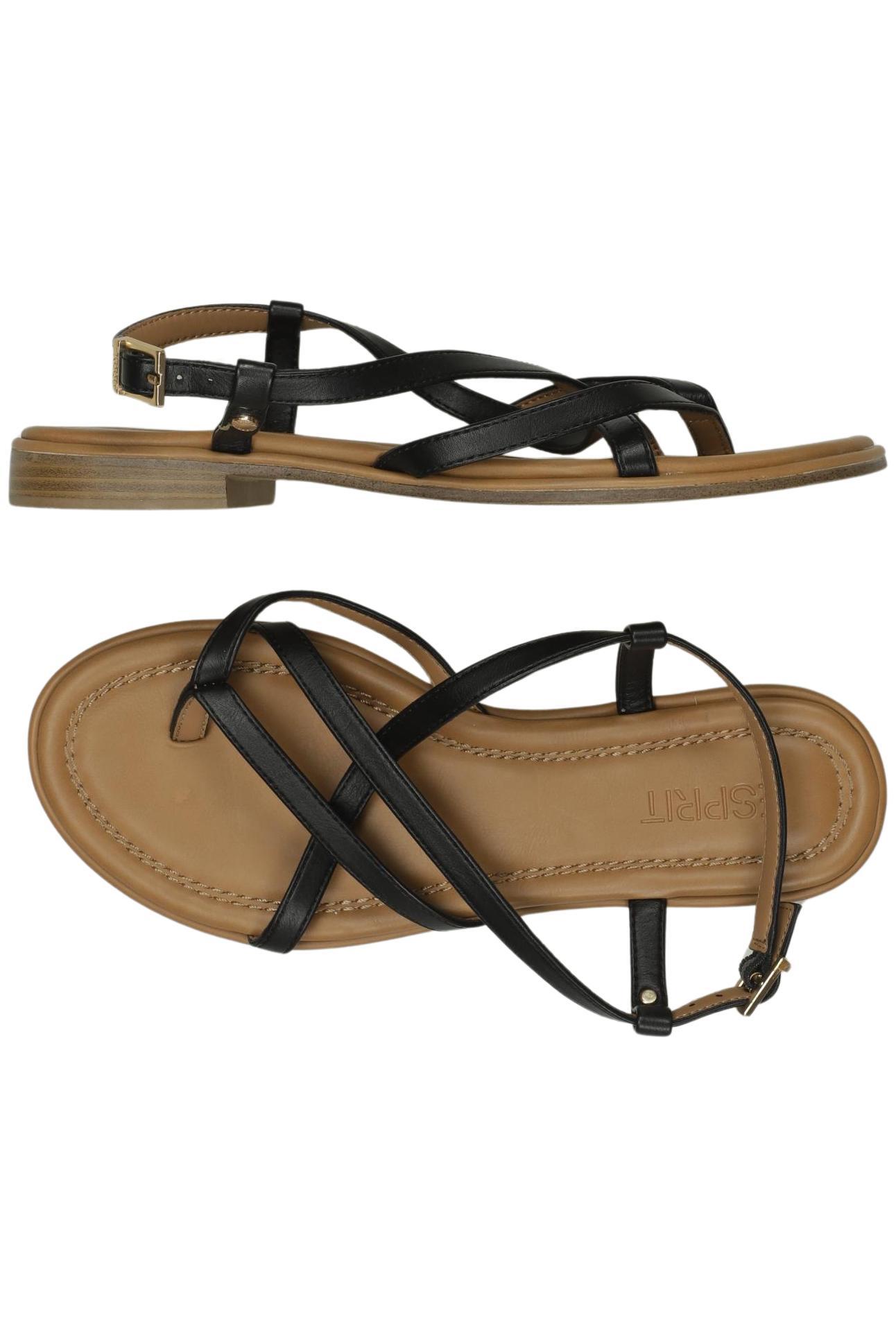 

Esprit Damen Sandale, schwarz, Gr. 37
