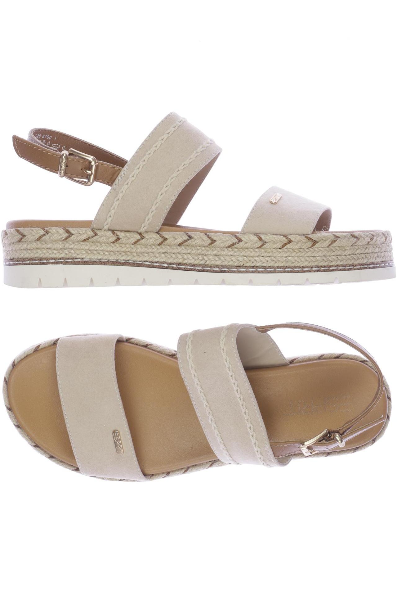 

Esprit Damen Sandale, beige, Gr. 40