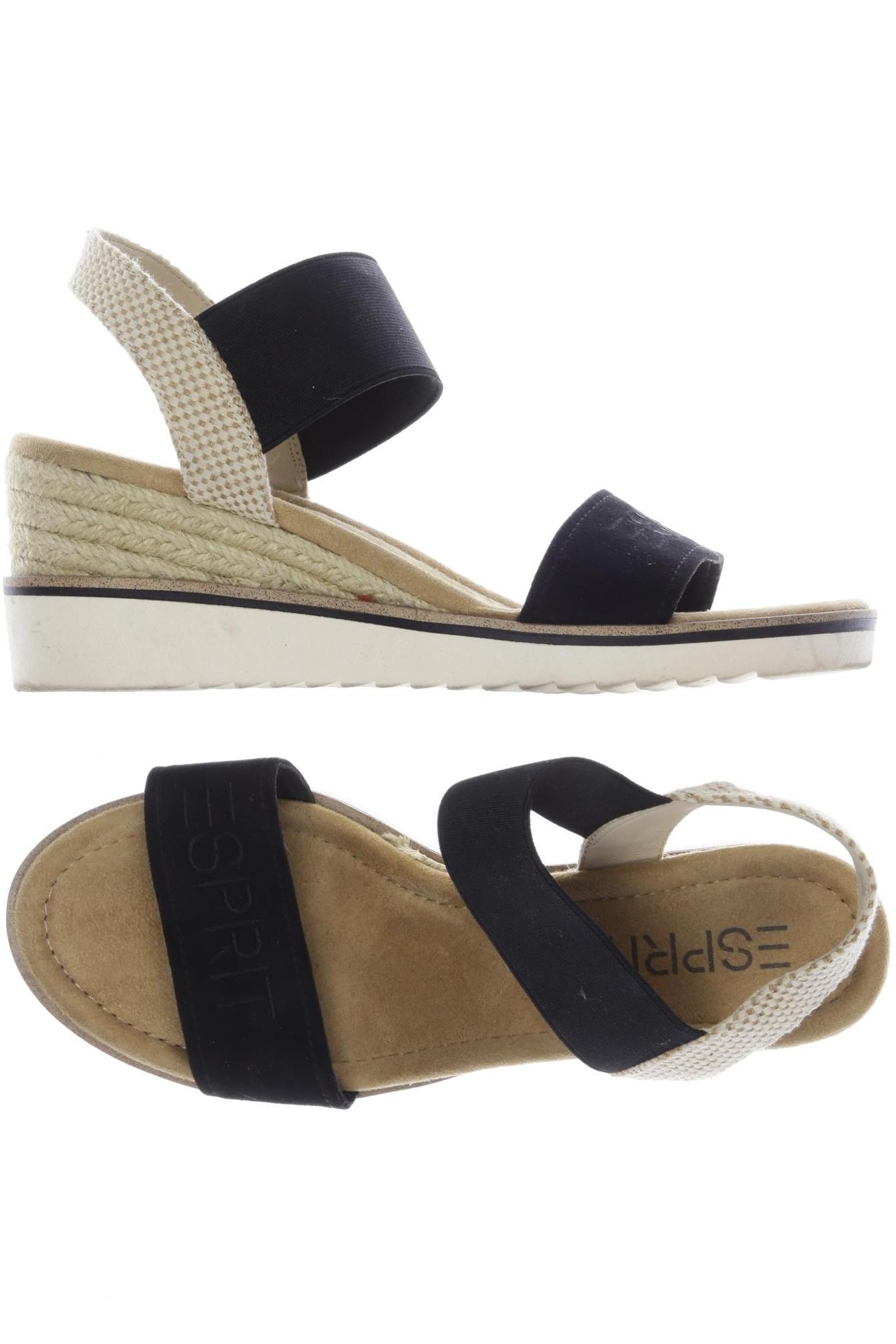 

Esprit Damen Sandale, schwarz, Gr. 39