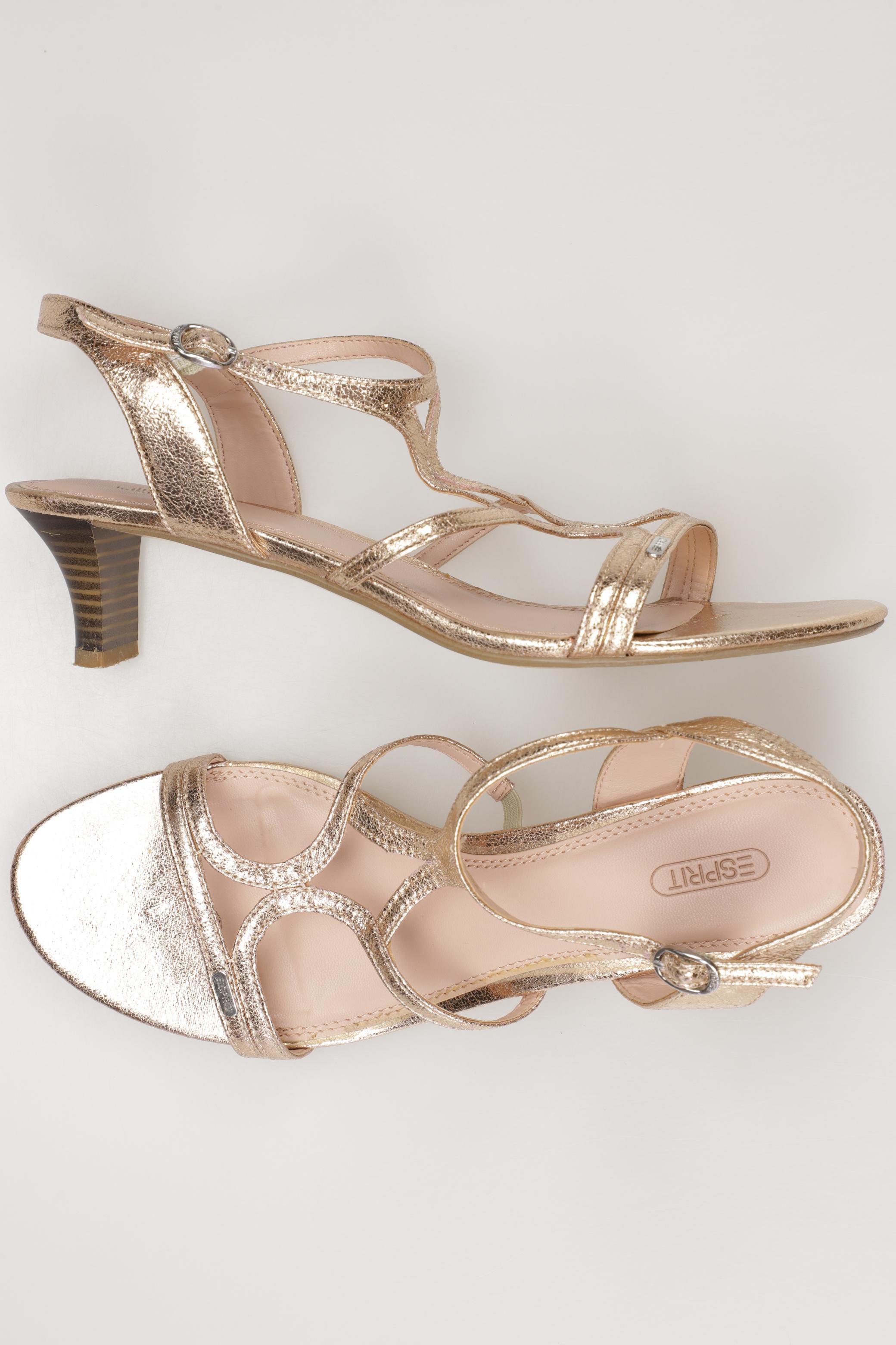 

Esprit Damen Sandale, gold, Gr. 41