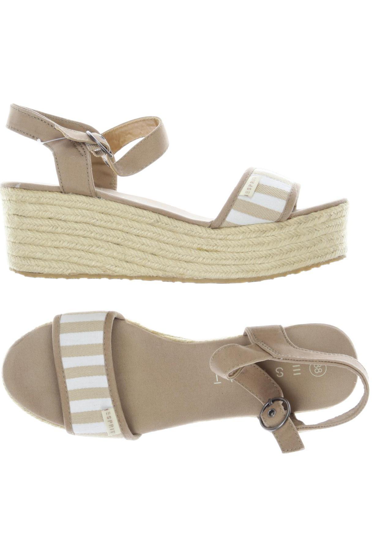 

Esprit Damen Sandale, beige, Gr. 38
