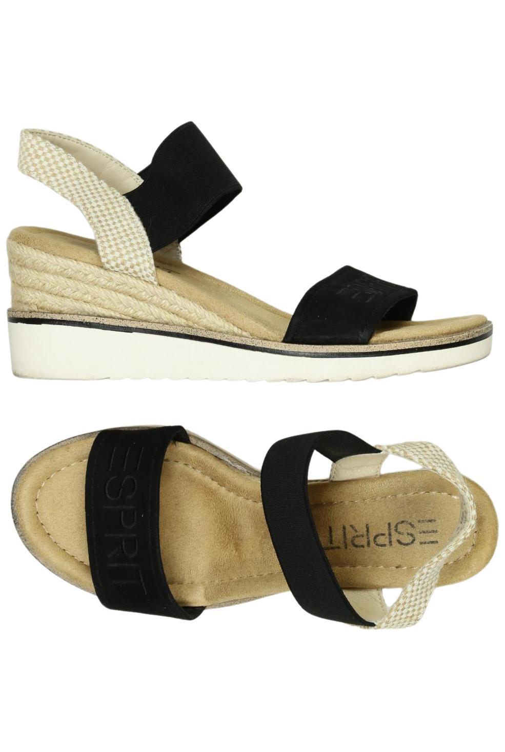 

Esprit Damen Sandale, schwarz, Gr. 36
