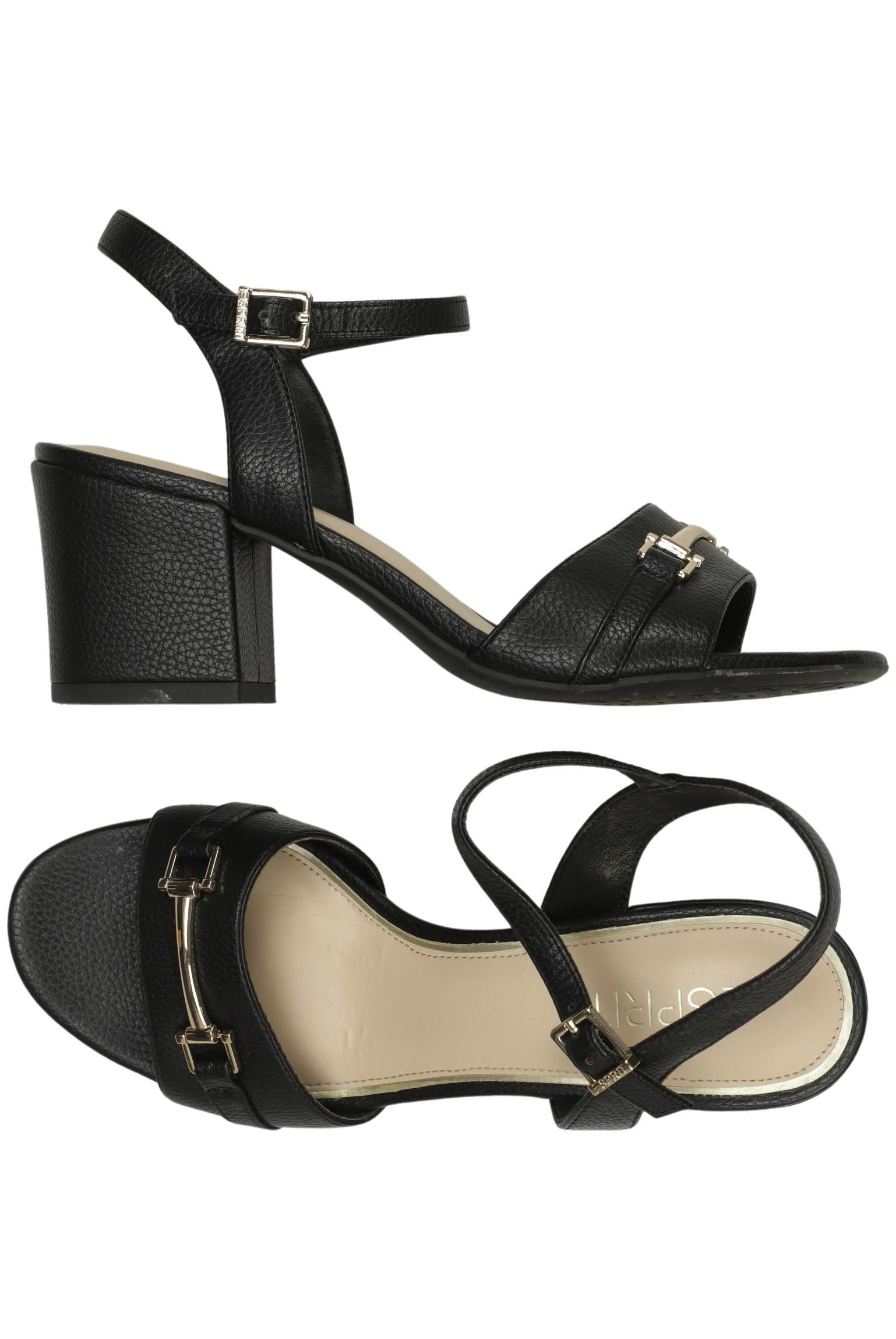 

Esprit Damen Sandale, schwarz, Gr. 39