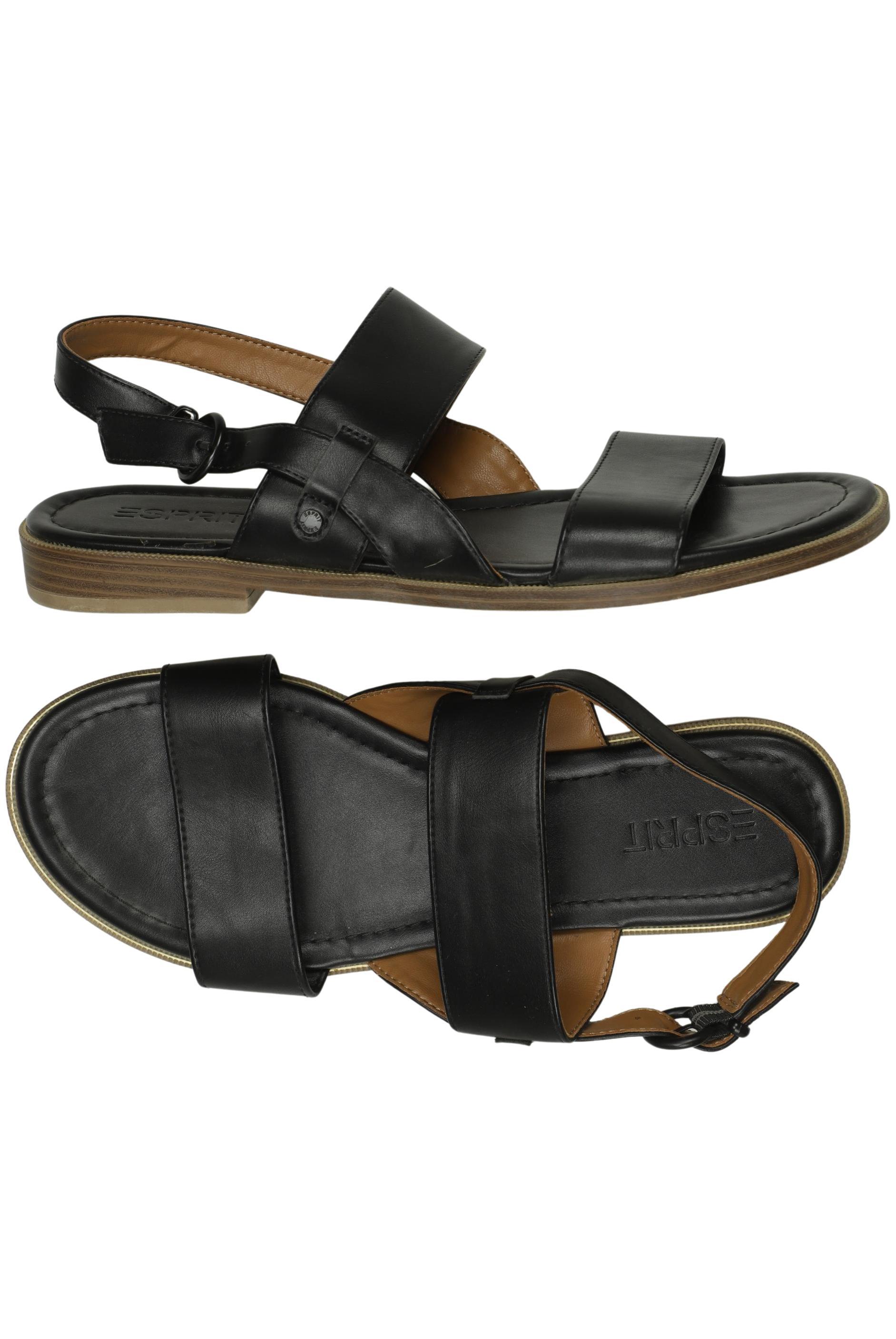 

Esprit Damen Sandale, schwarz, Gr. 39