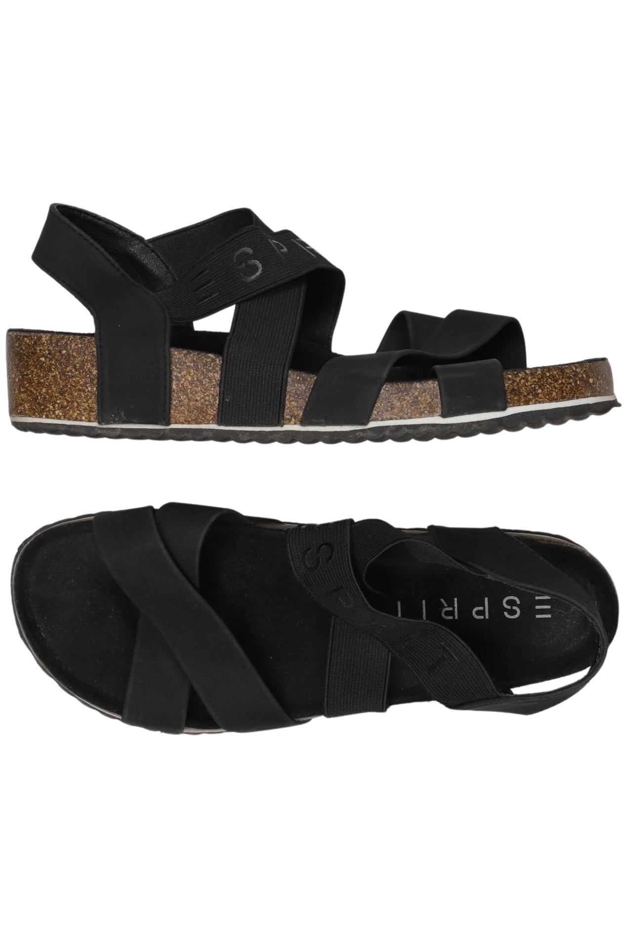 

Esprit Damen Sandale, schwarz, Gr. 37